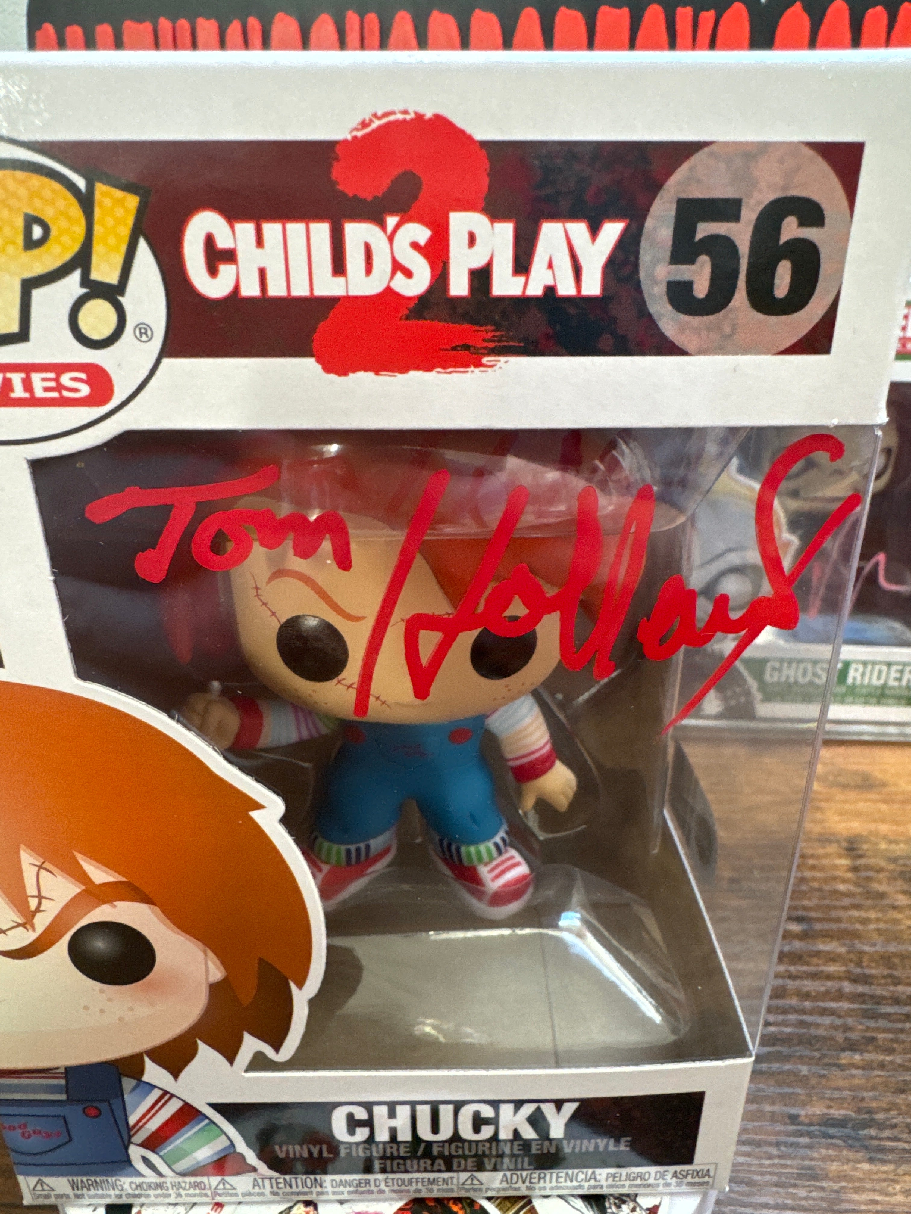 Signed Tom Holland Chucky #56