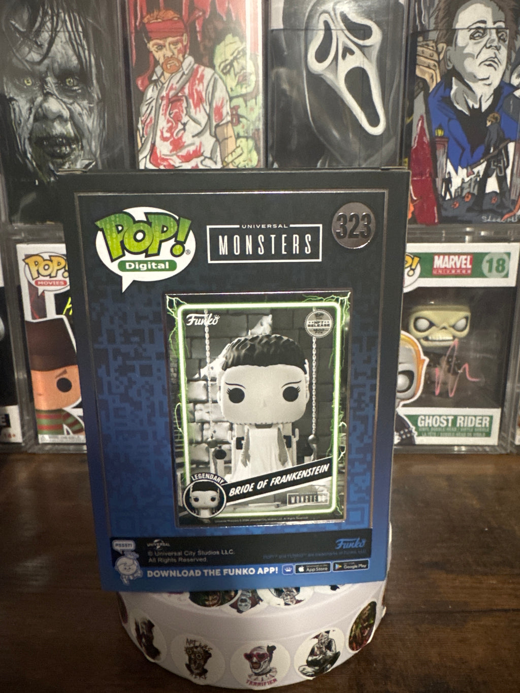 Bride Of Frankenstein Digital NFT 1600 PCS GITD