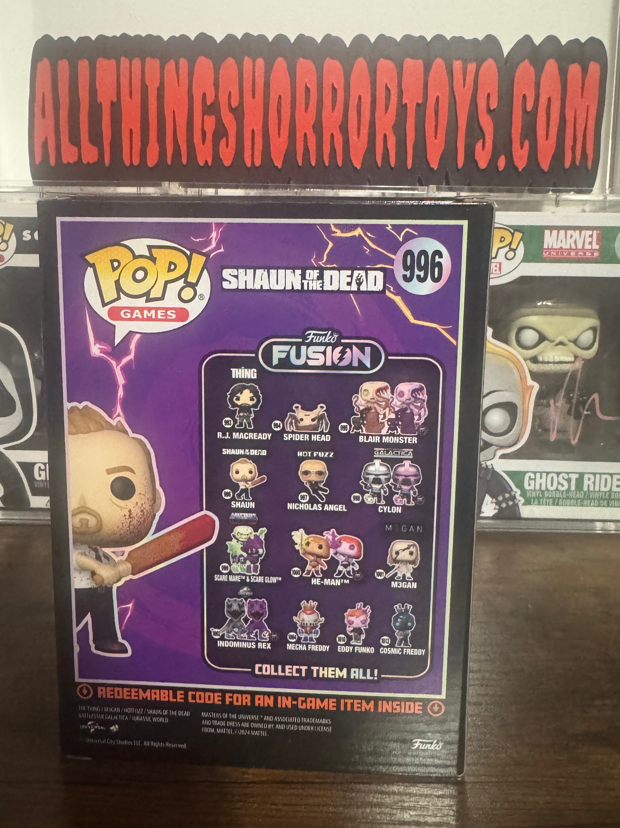 Shaun #996 Shaun of The Dead Funko Fusion