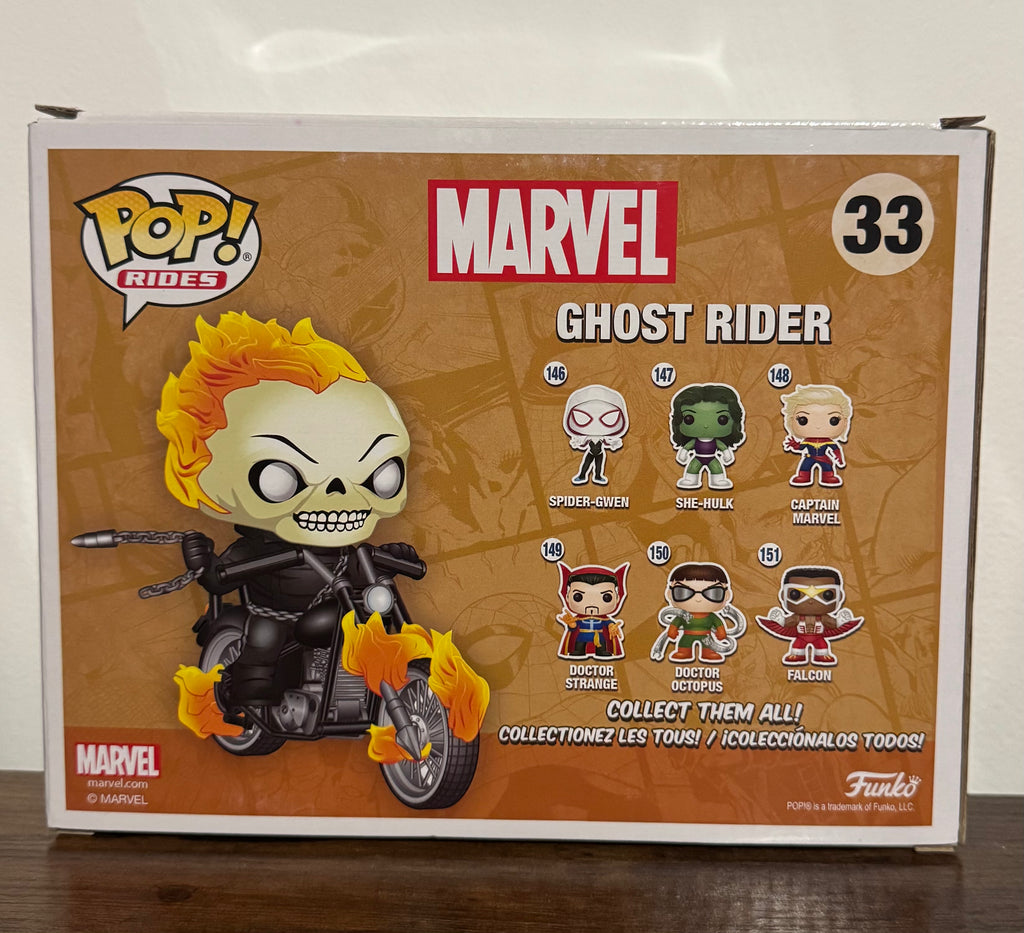 Vaulted Ghost Rider Pop Rides #33 GITD