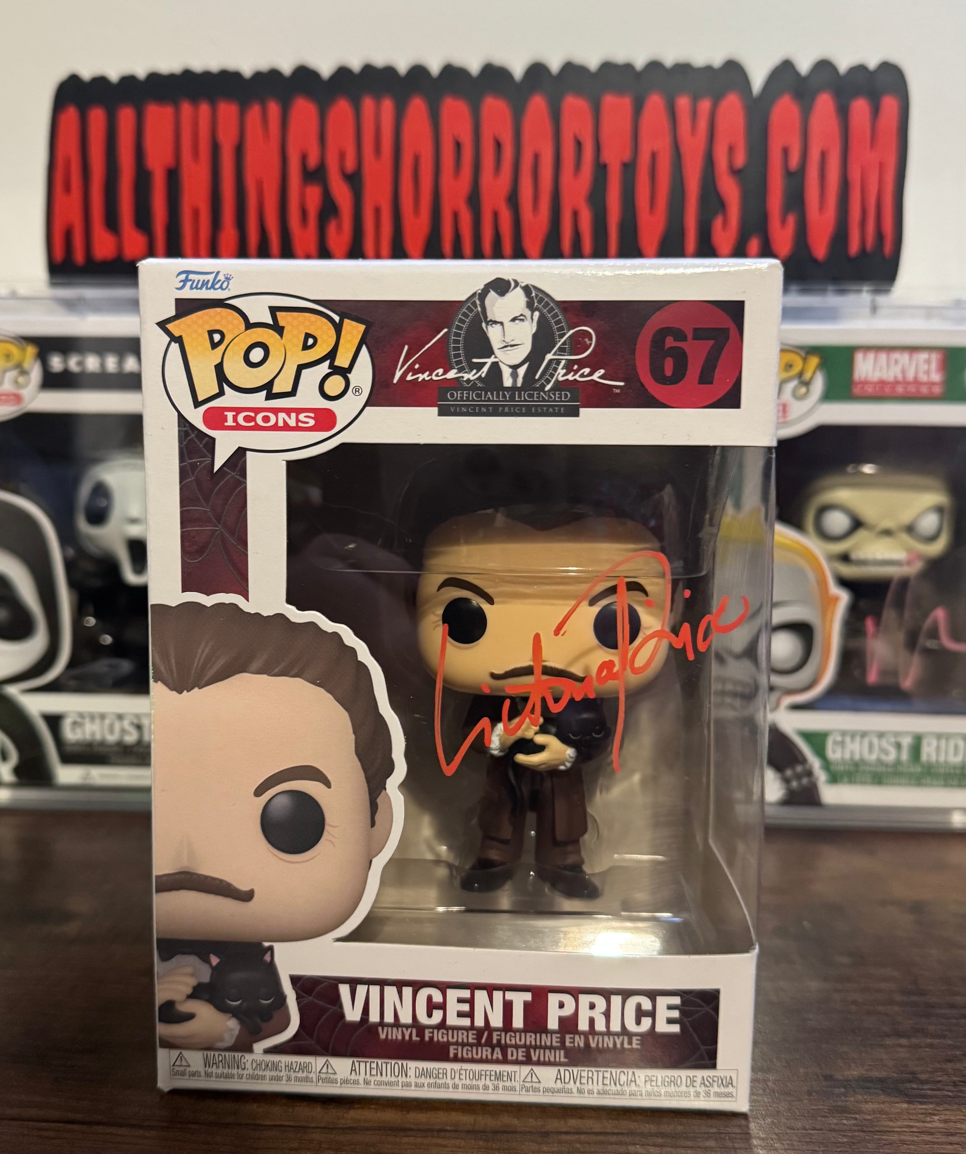 Signed Victoria Price Vincent Price #67