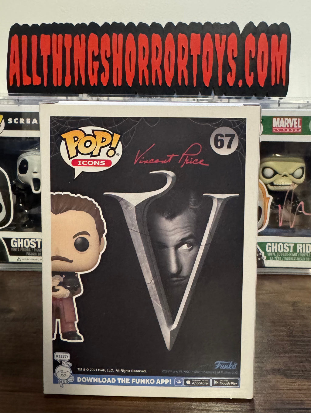 Signed Victoria Price Vincent Price #67
