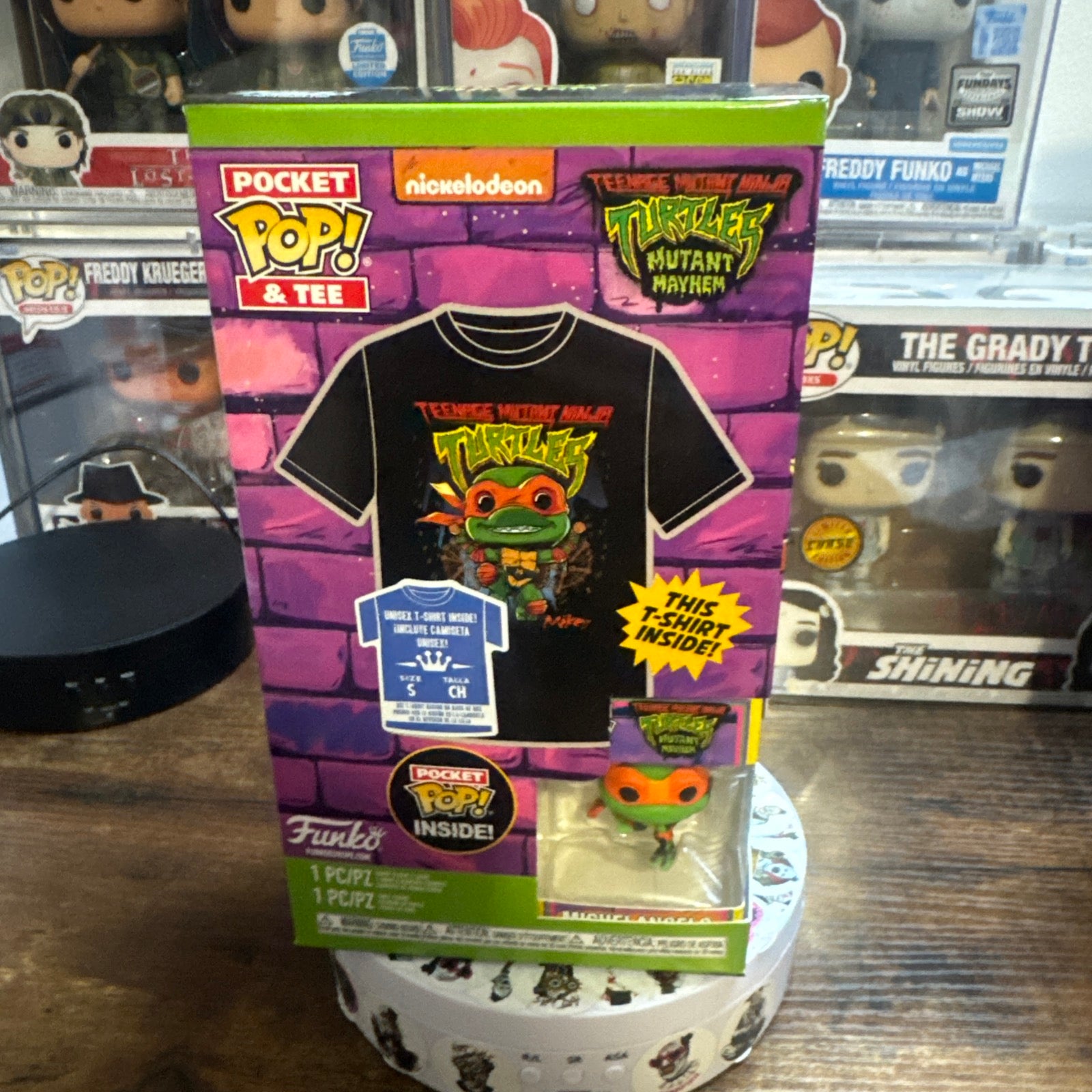Pocket Pop! & Tee Teenage Mutant Ninja Turtles TMNT Childs Small