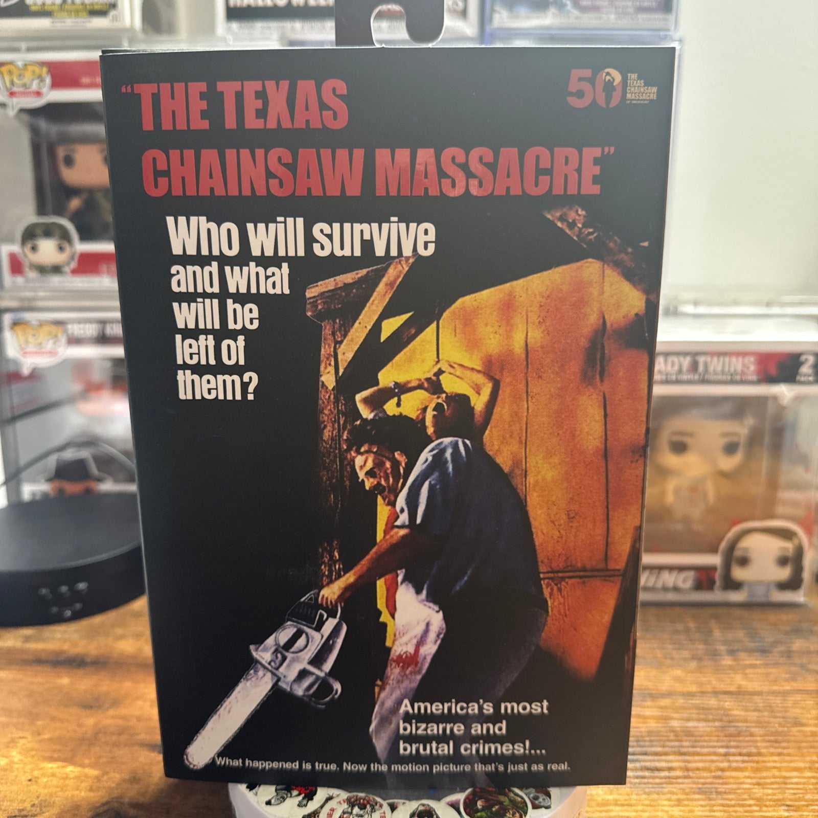 Leatherface Ultimate 7” Figure 50th Anniversary The Texas Chain Massacre