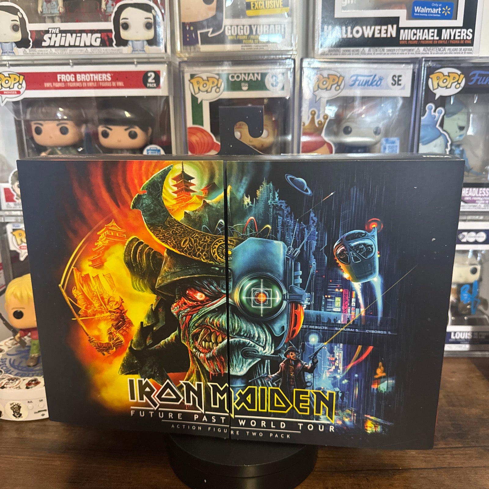 Iron Maiden Future Past World Tour Action Figure 2 Pack 7” Figures