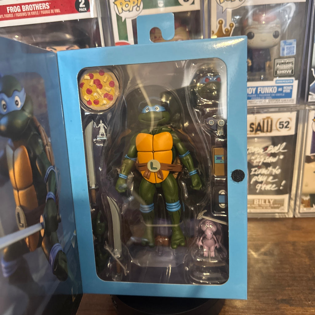 Leonardo 7” Figure Teenage Mutant Ninja Turtles TMNT Pizza Club