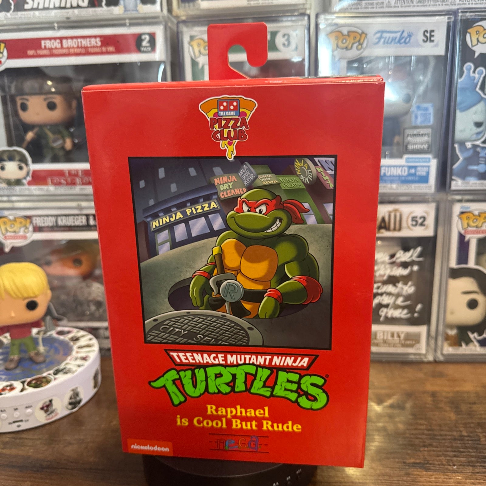 Raphael 7” Figure Teenage Mutant Ninja Turtles TMNT Pizza Club