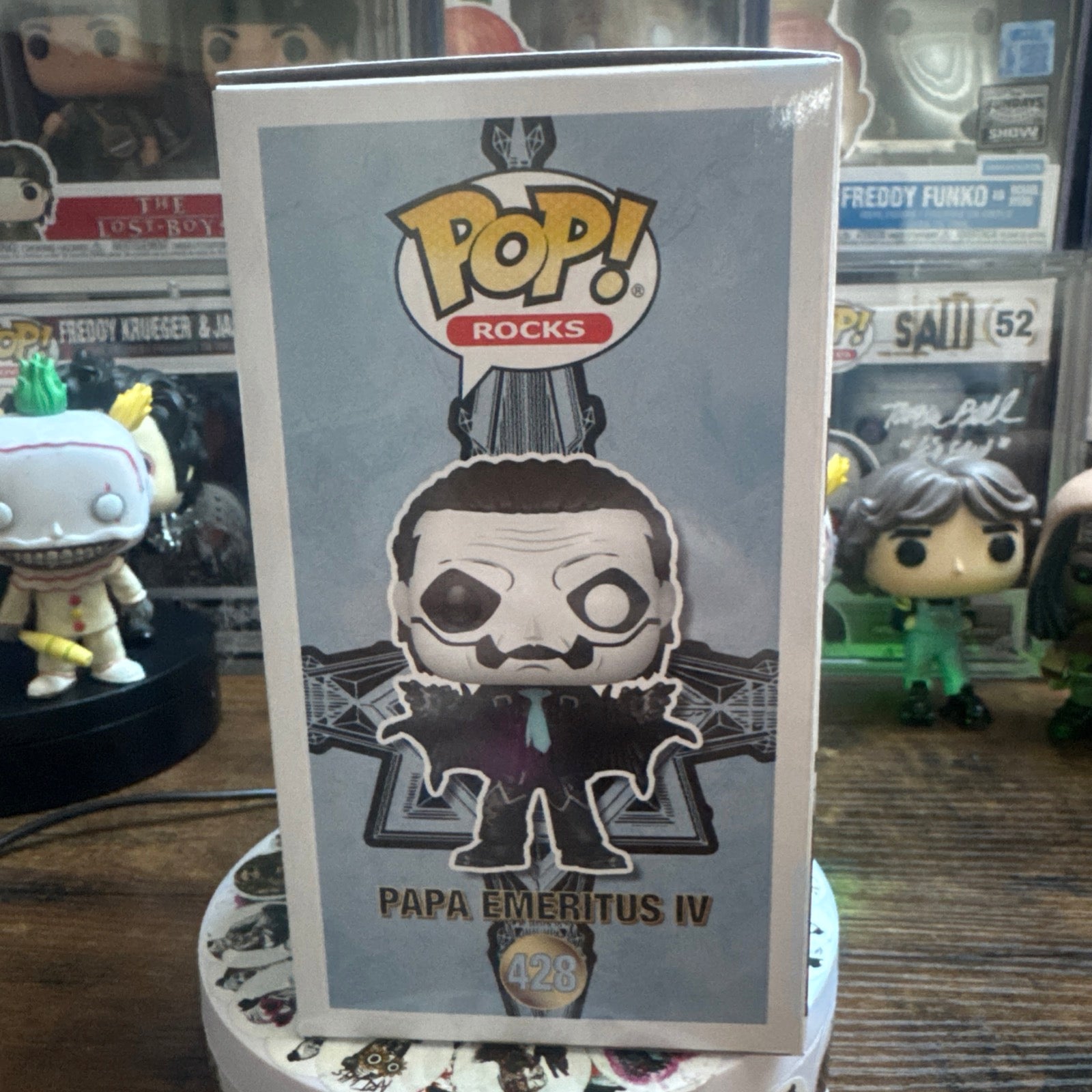 Pop Rocks Papa Emeritus IV Ghost Bat Costume