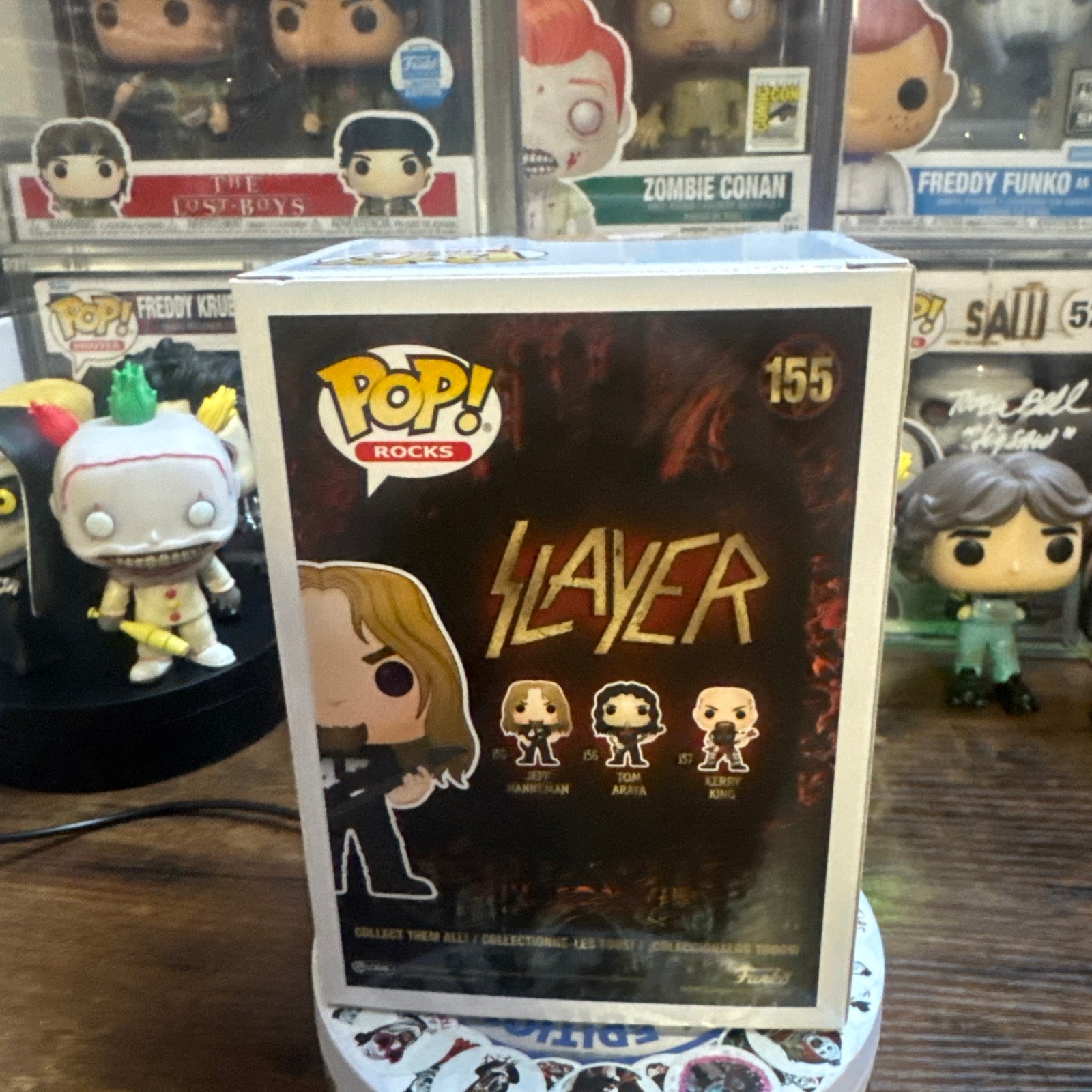 Vaulted Pop Rocks Jeff Hanneman #155 Slayer