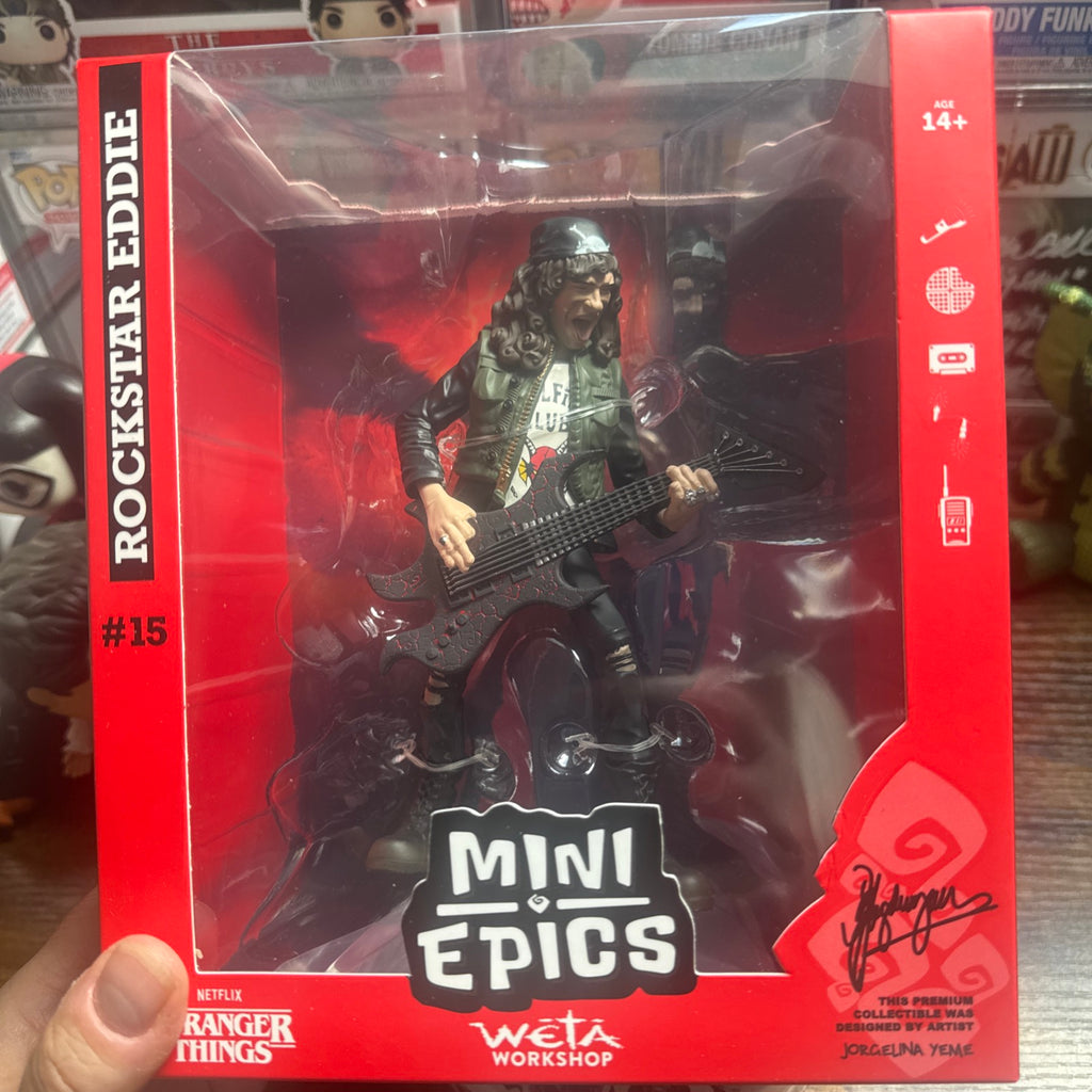 Rockstar Eddie Stranger Things Mini Epics Weta Workshop