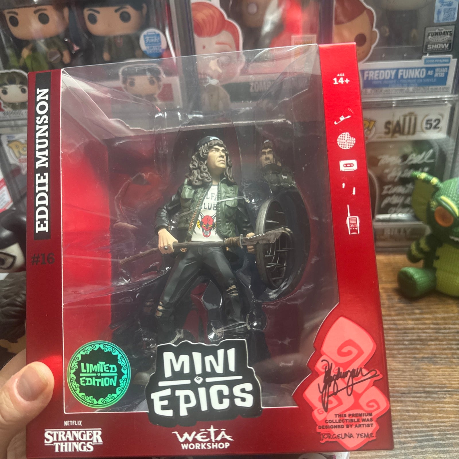 Eddie Munson Stranger Things Mini Epics Weta Workshop