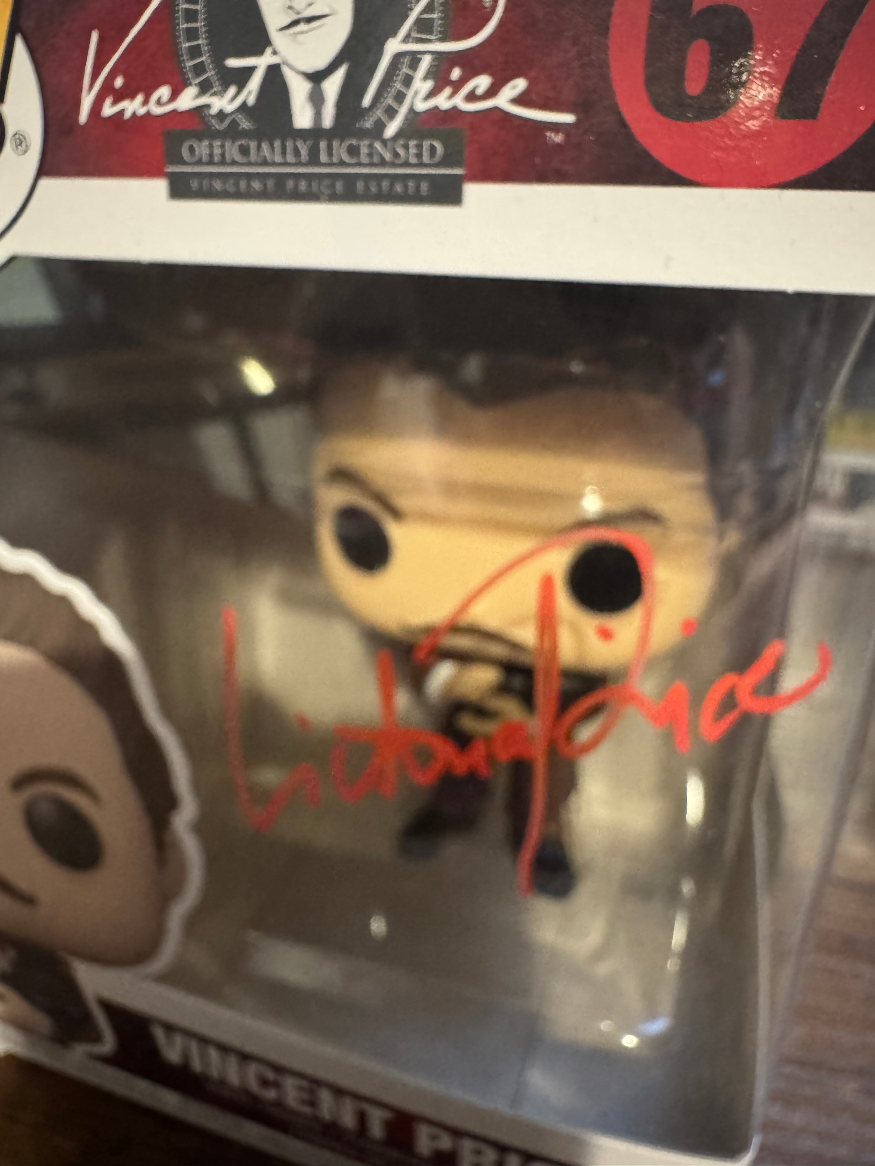 Signed Victoria Price Vincent Price #67