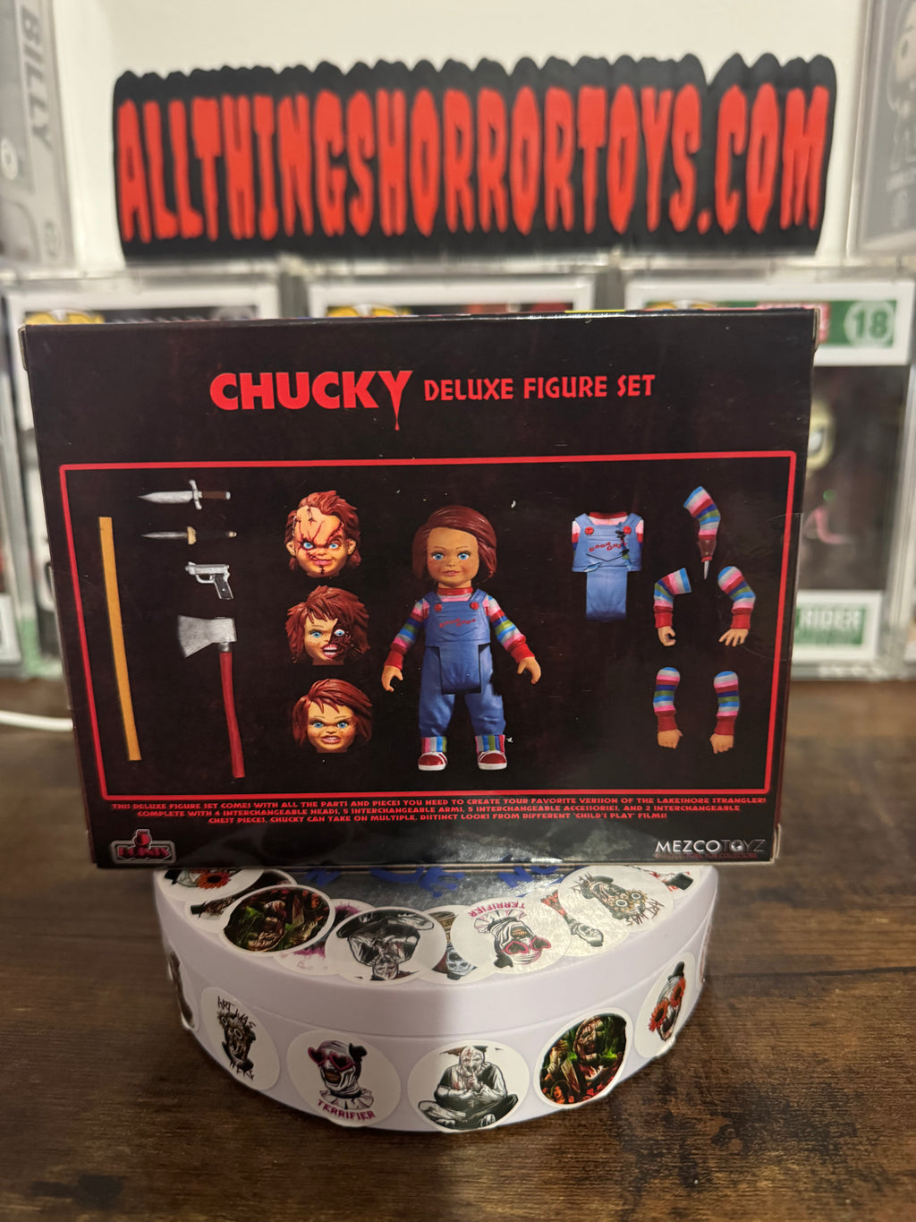 Chucky 5 Points Deluxe Action Figure Set Mezco