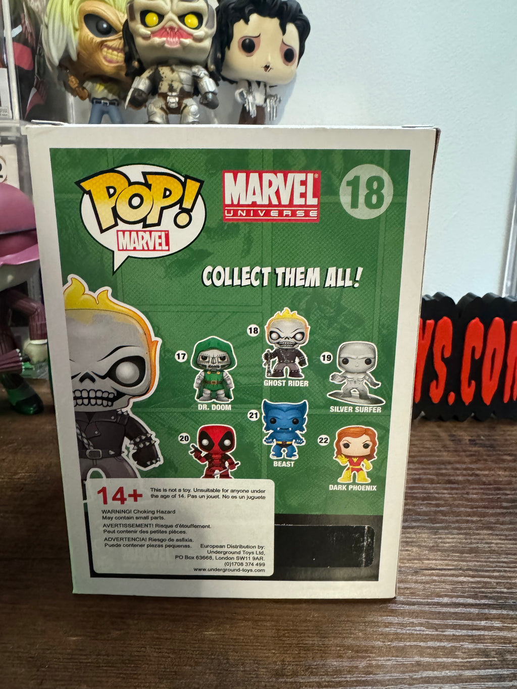 Signed Nicolas Cage Ghost Rider #18