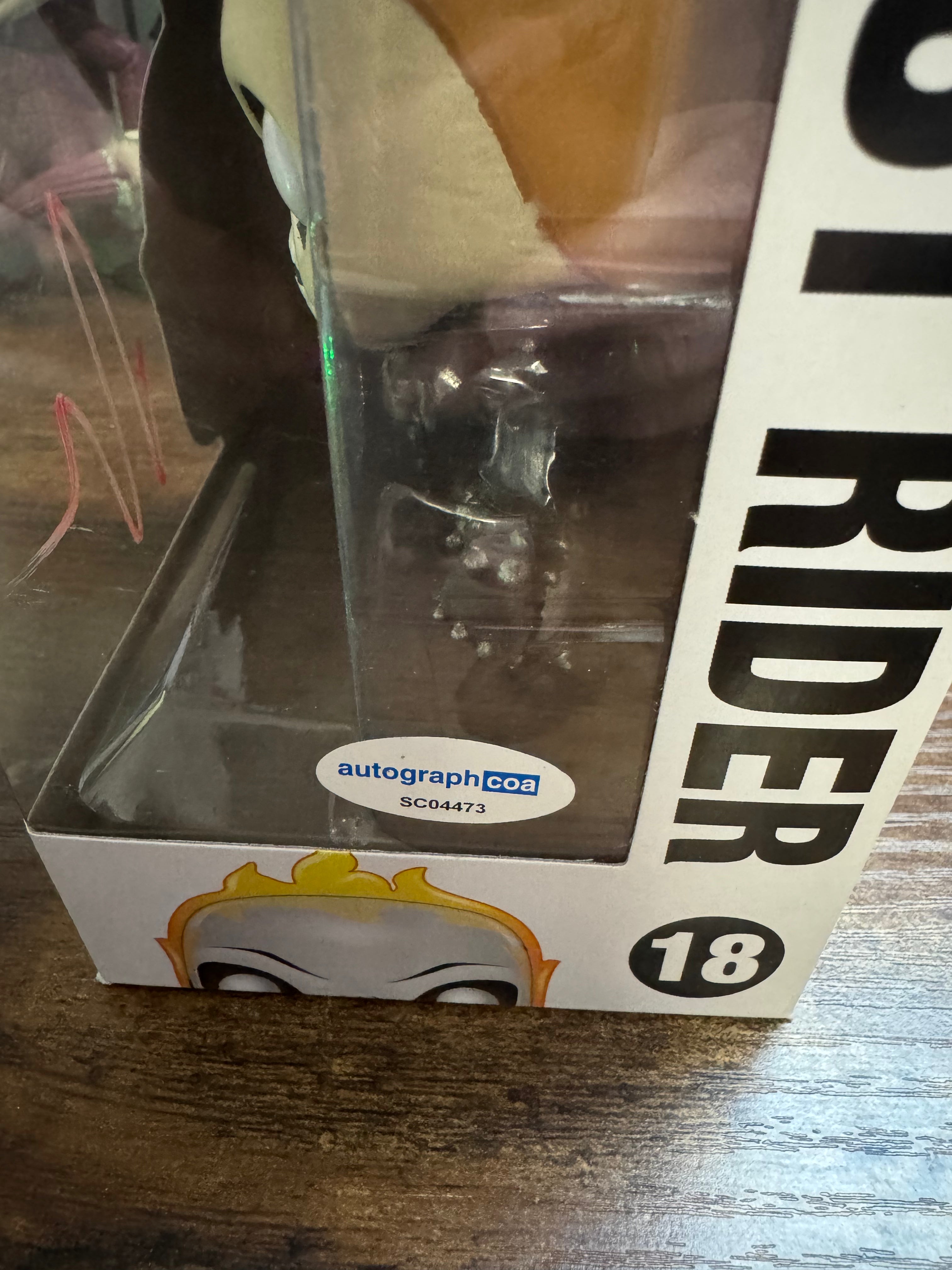 Signed Nicolas Cage Ghost Rider #18