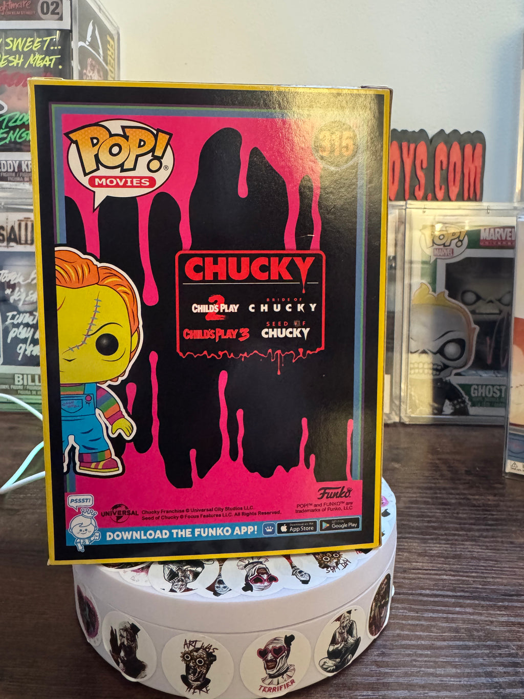 Vaulted Chucky #315 Blacklight Bride of Chucky