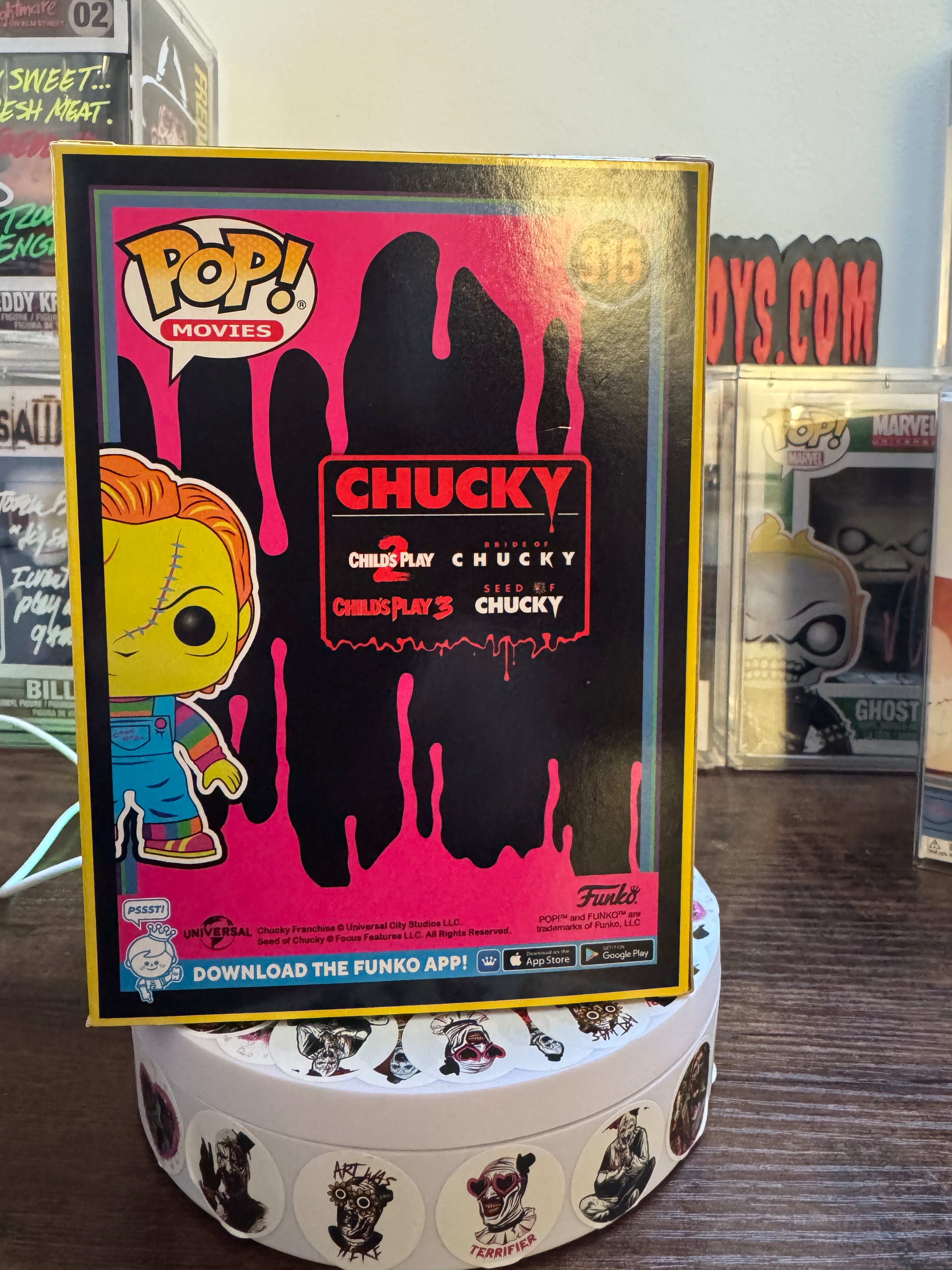 Vaulted Chucky #315 Blacklight Bride of Chucky