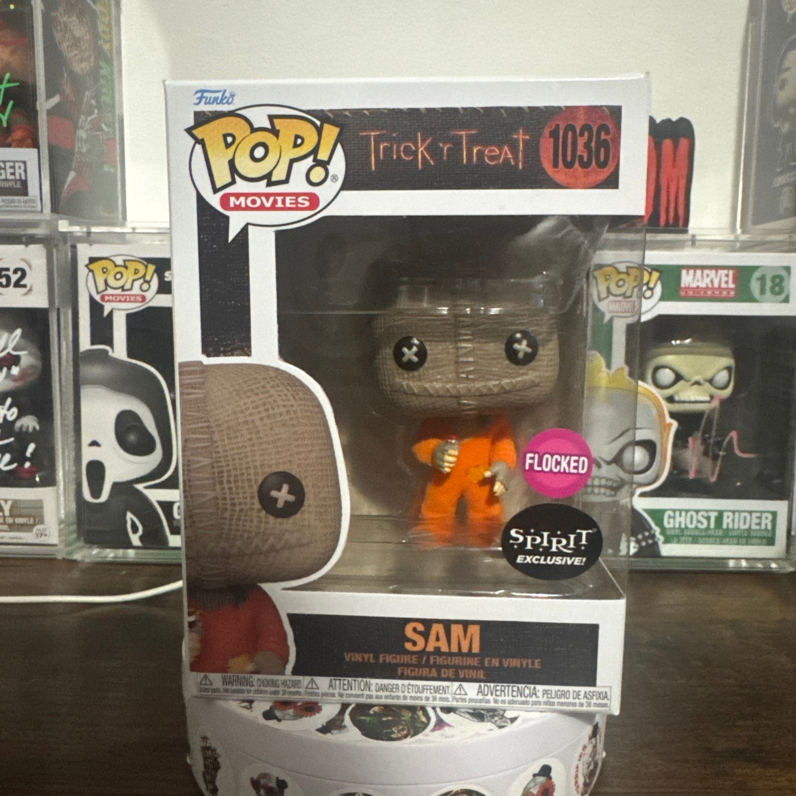 Sam #1036 Trick r Treat Flocked
