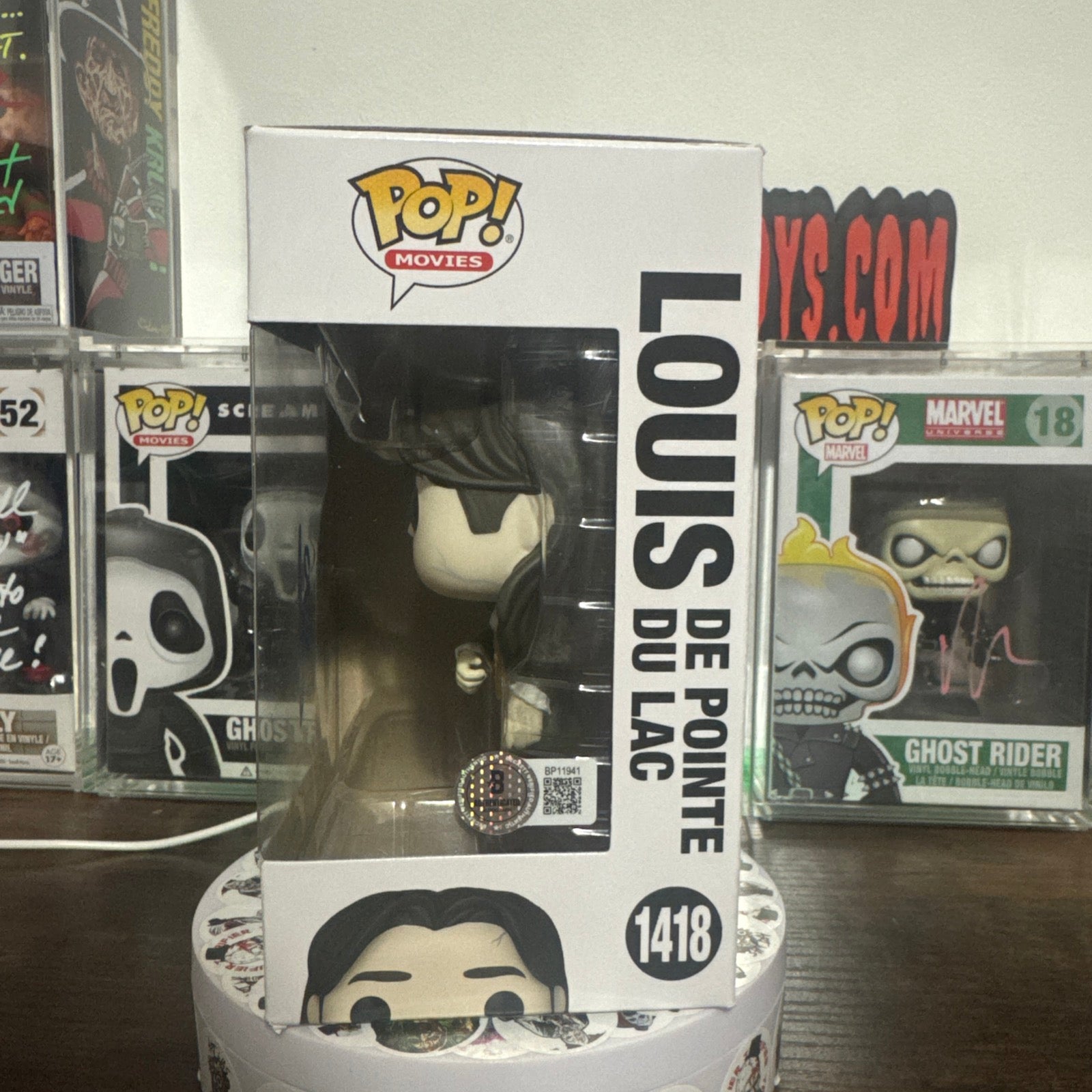 Signed Brad Pitt signed Louis #1418 Interview With A Vampire