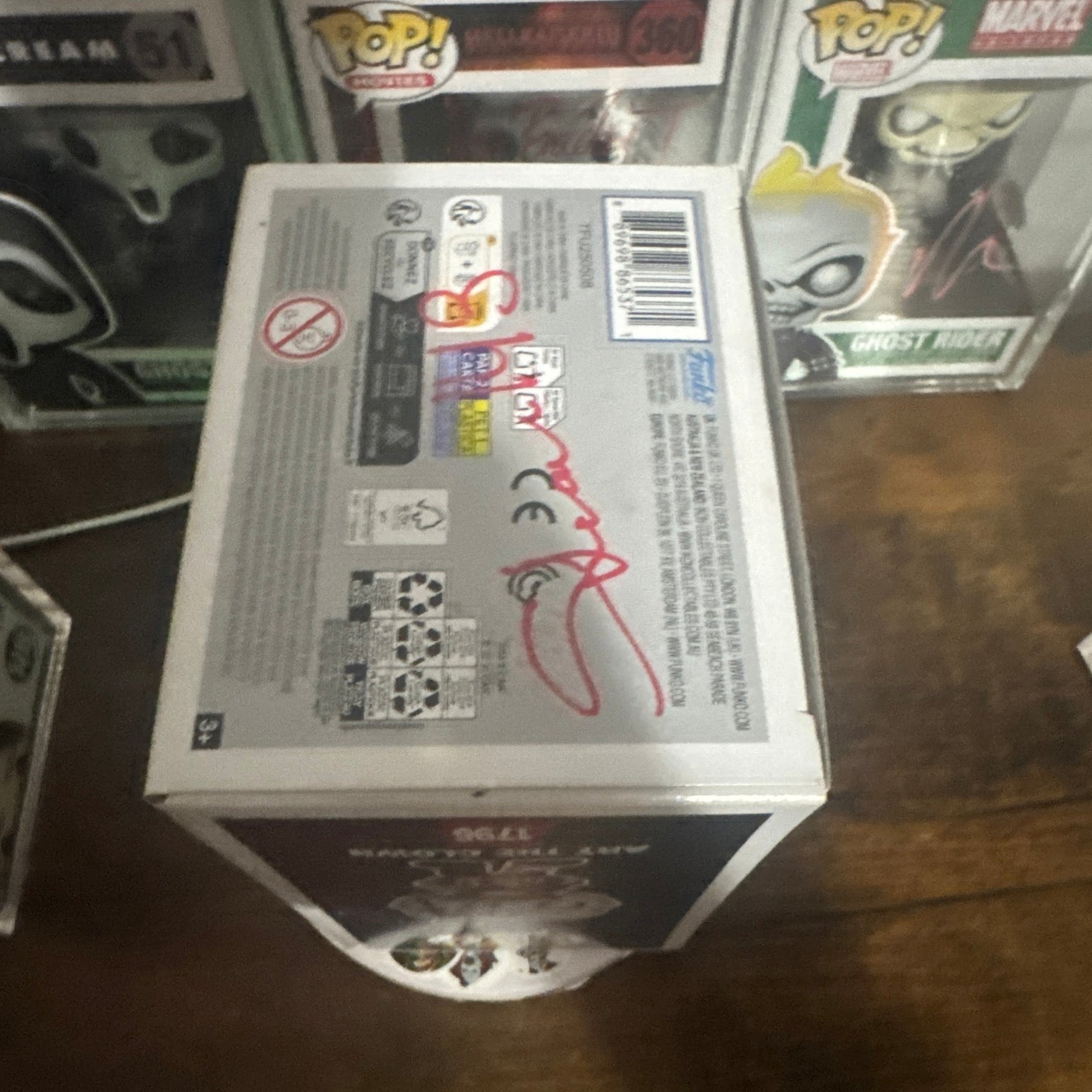 Signed Custom Art The Clown #1796 Signed By Damien Leone & David Howard Thornton JSA