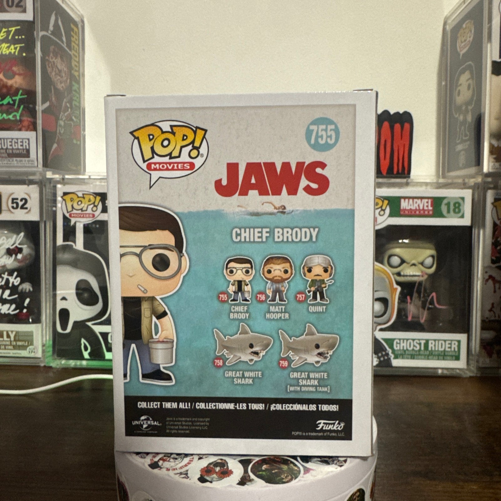 Vaulted Chief Brody #755 Jaws