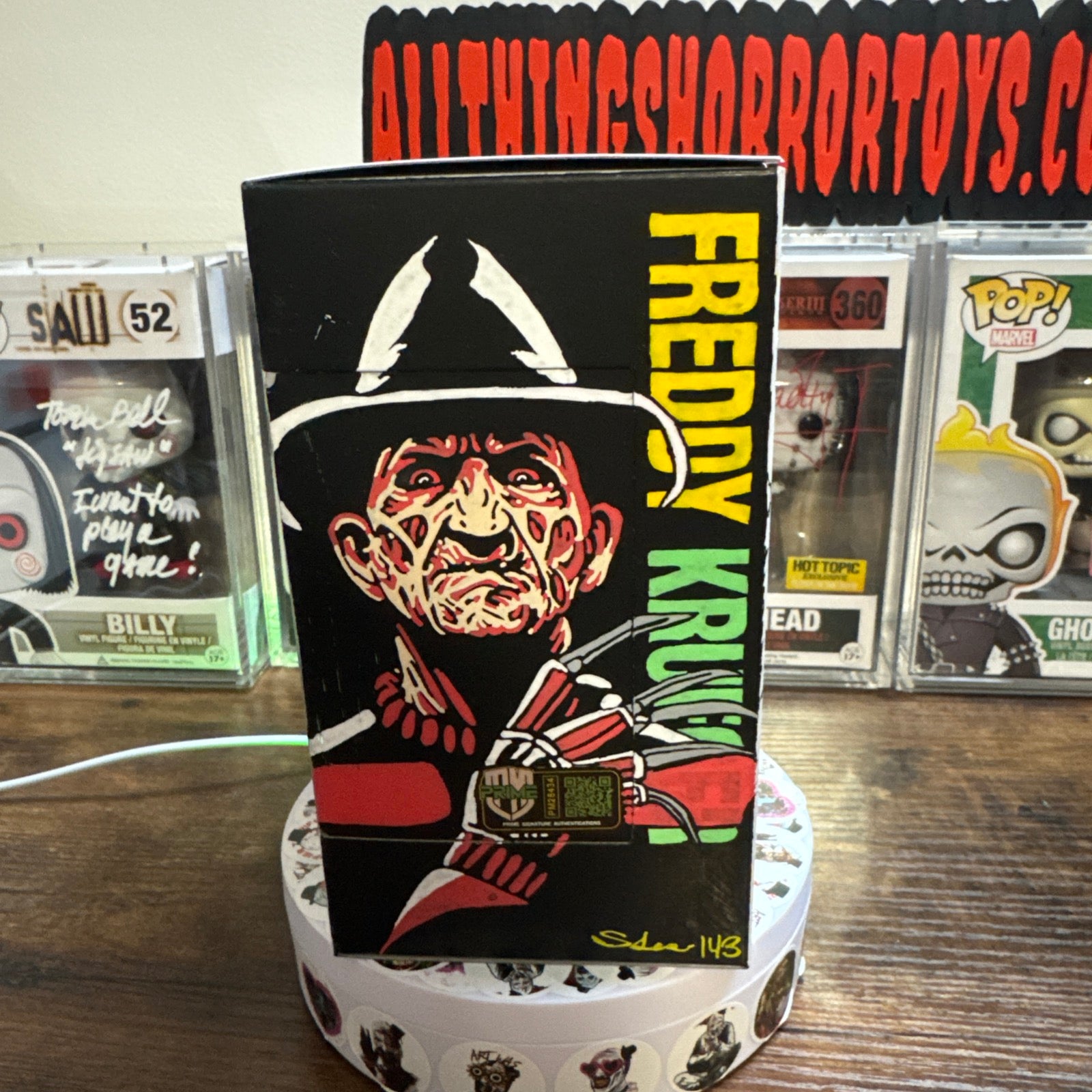 Signed Robert Englund Signed Freddy Krueger #02 Custom Hand Painted