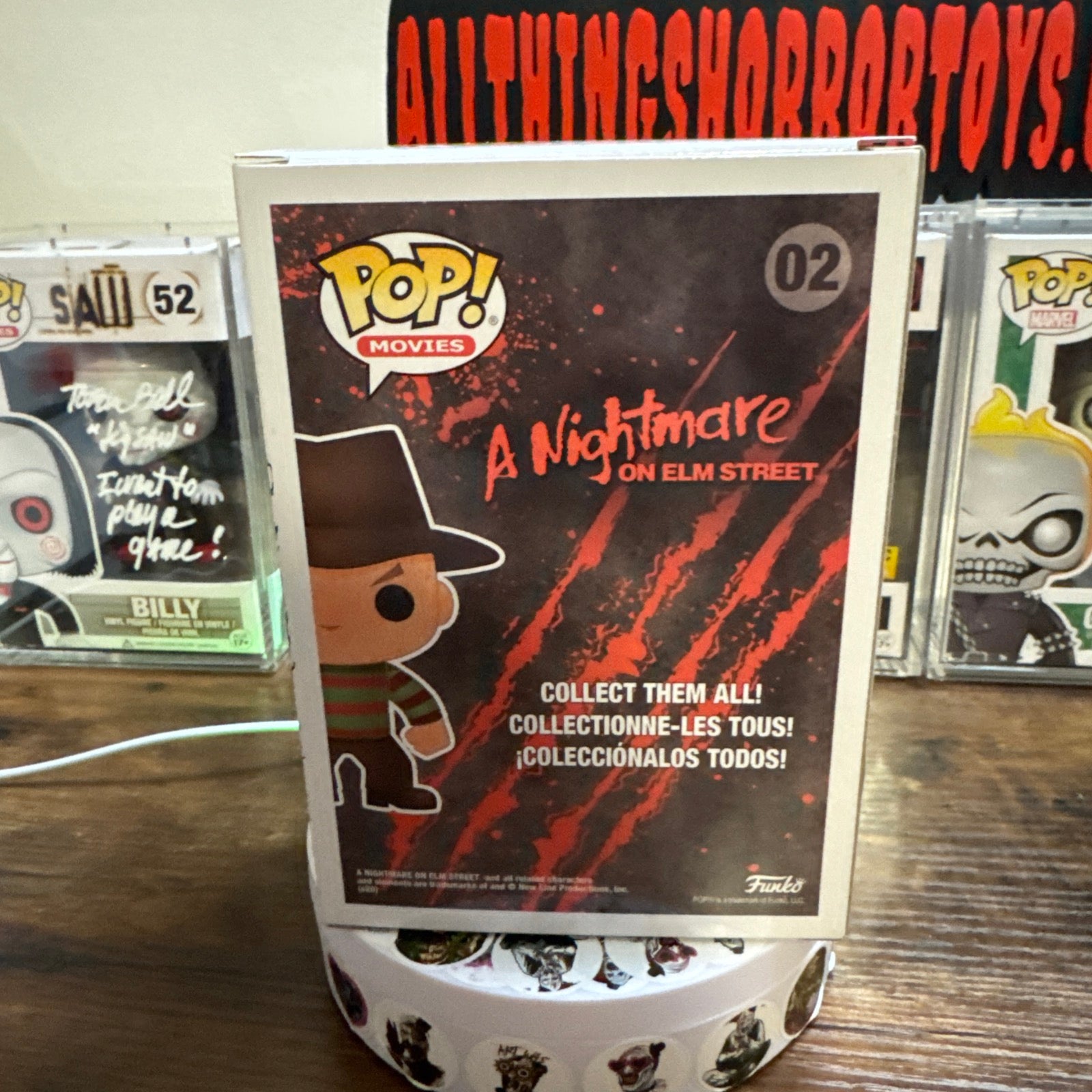 Signed Robert Englund Signed Freddy Krueger #02 Custom Hand Painted