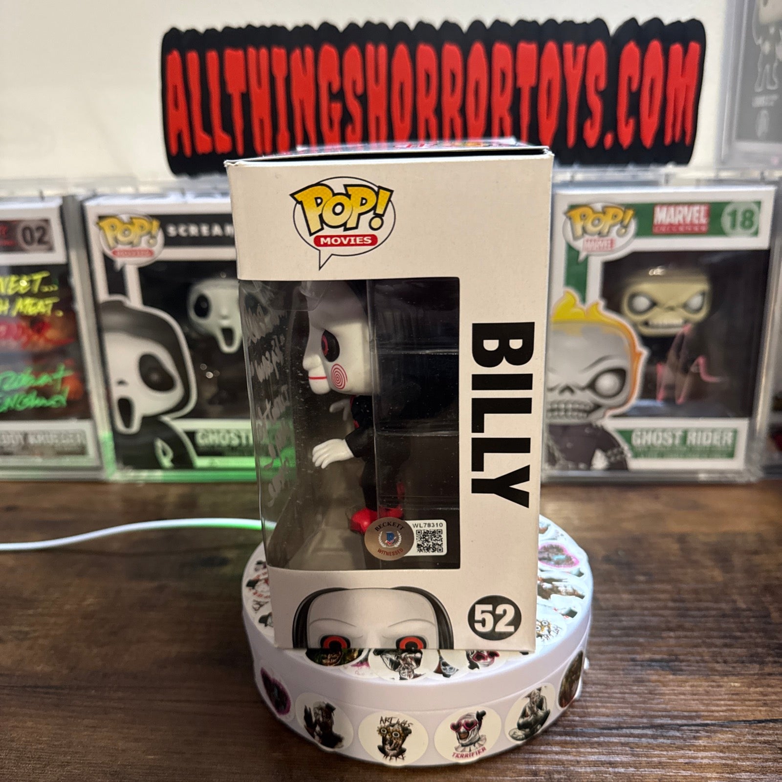 Signed Tobin Bell Billy #52 (2014)