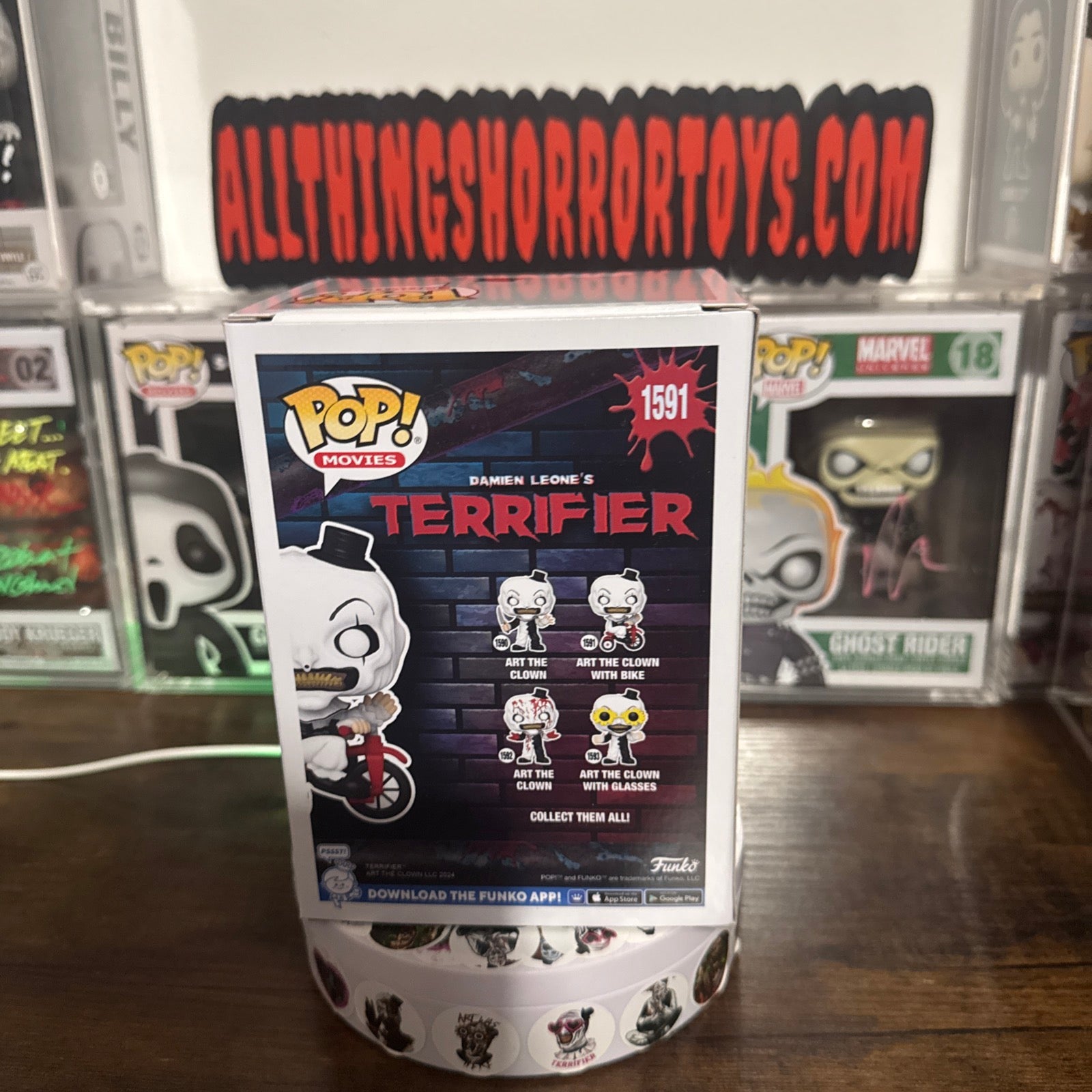 Art The Clown #1591 On Bike Terrifier