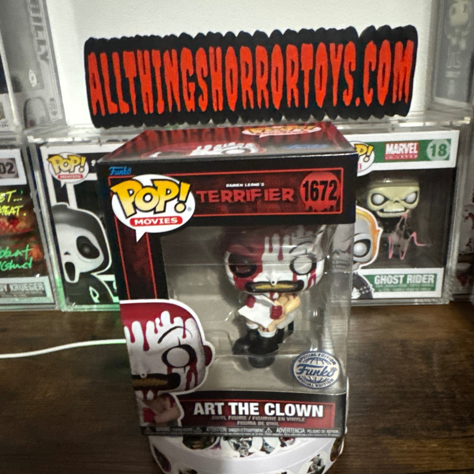 Art The Clown #1672 Sitting down Terrifier