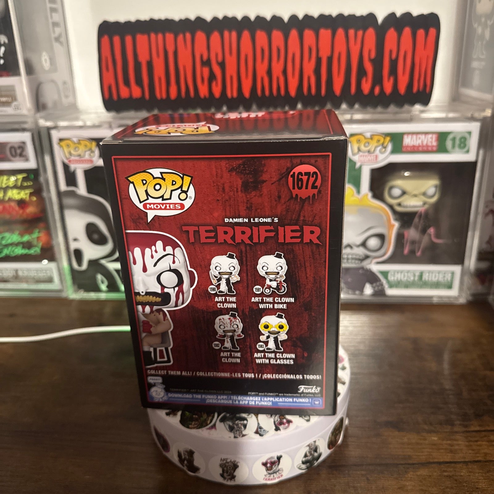 Art The Clown #1672 Sitting down Terrifier