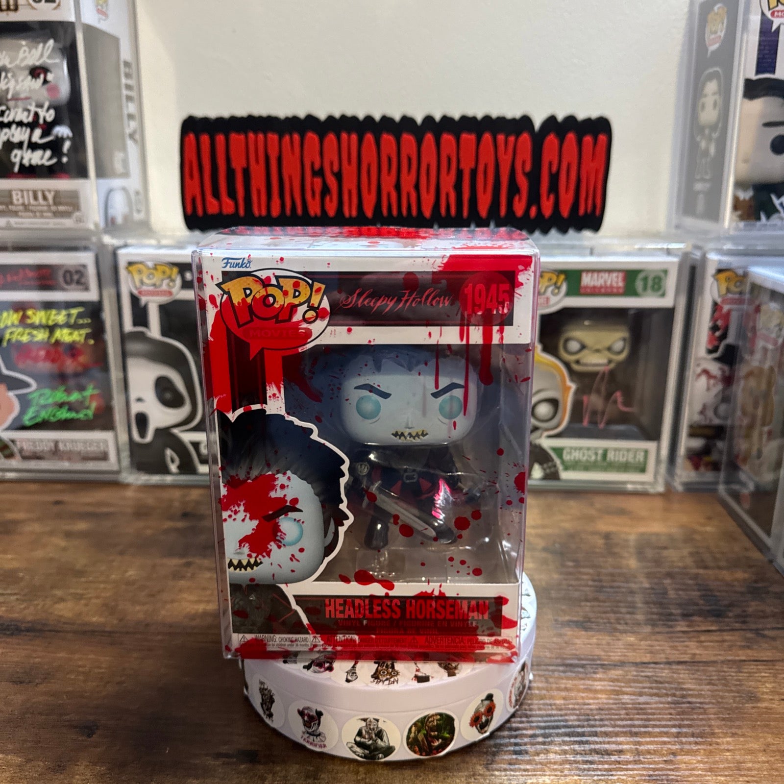 Headless Horseman #1945 Sleepy Hollow Blood splatter Protector