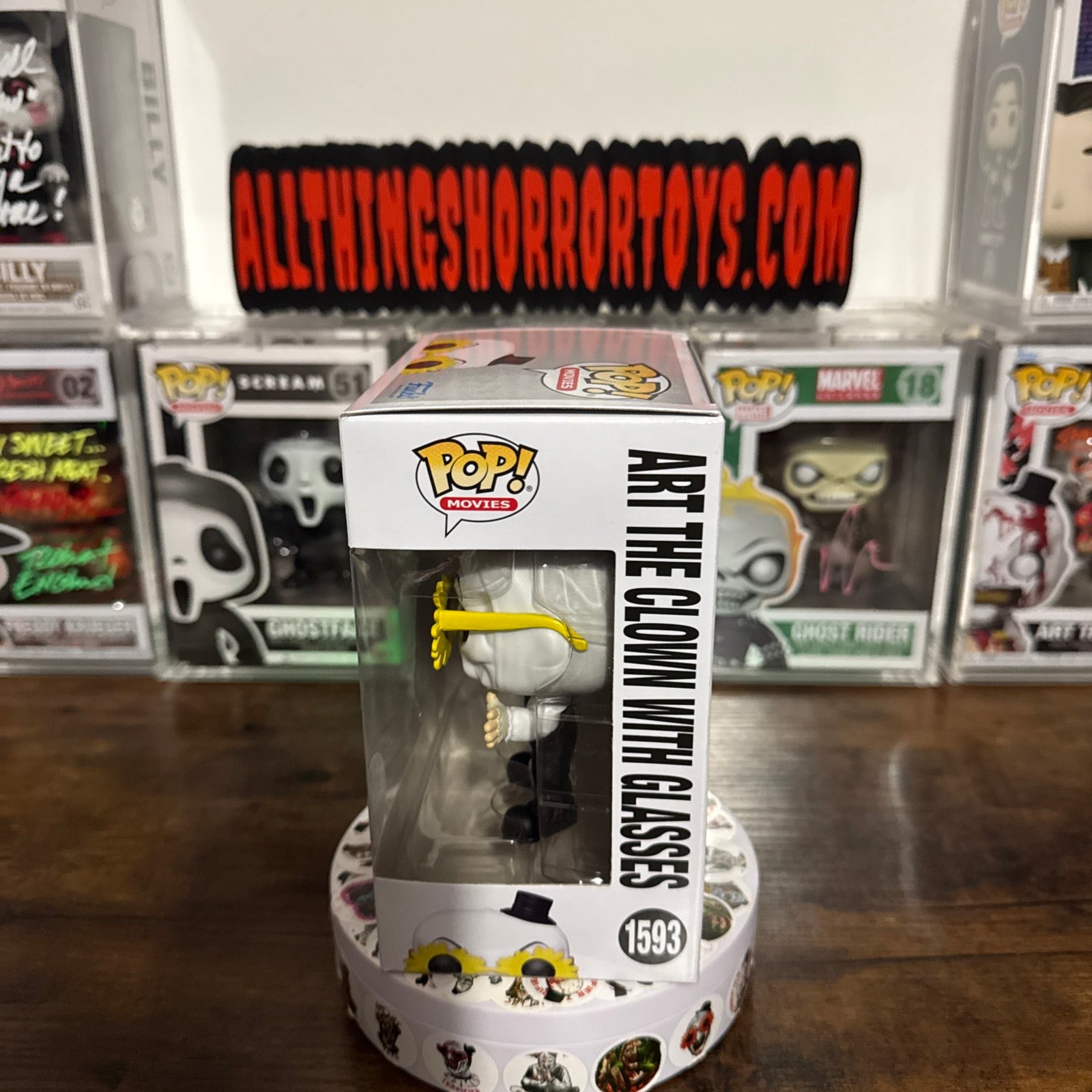 Art the clown with glasses #1593