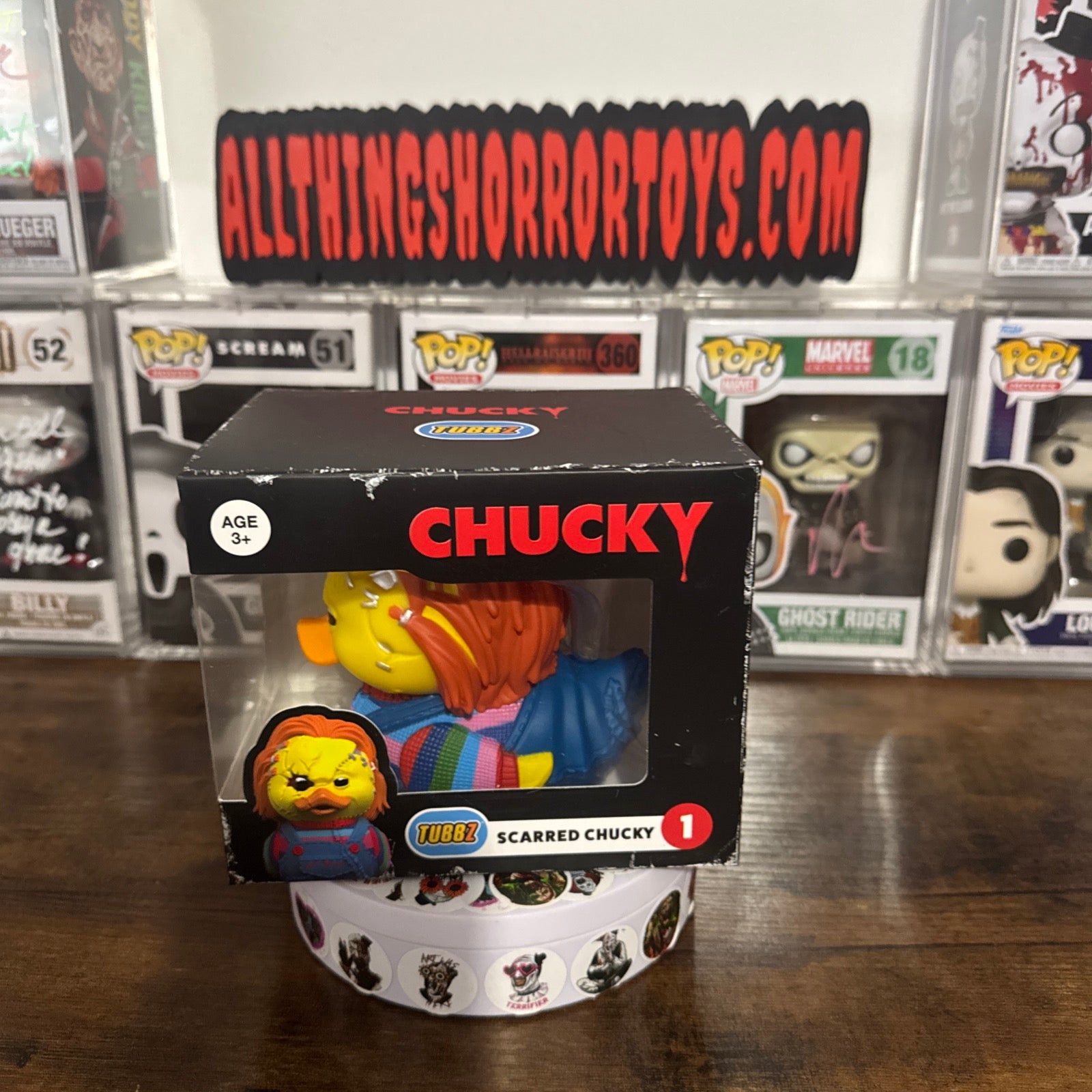 Scarred Chucky Tubbz