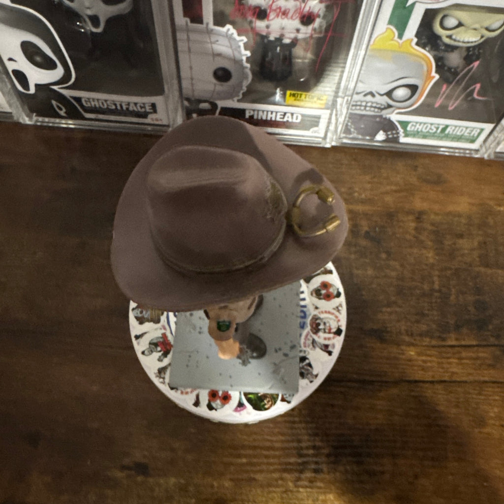 Rick Grimes Funko Wacky Wobbler Head Knocker Box Damage