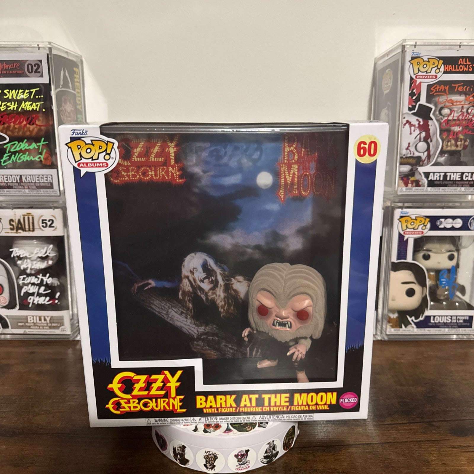 Ozzy Ozbourne Bark At The Moon #60 Flocked Album Cover