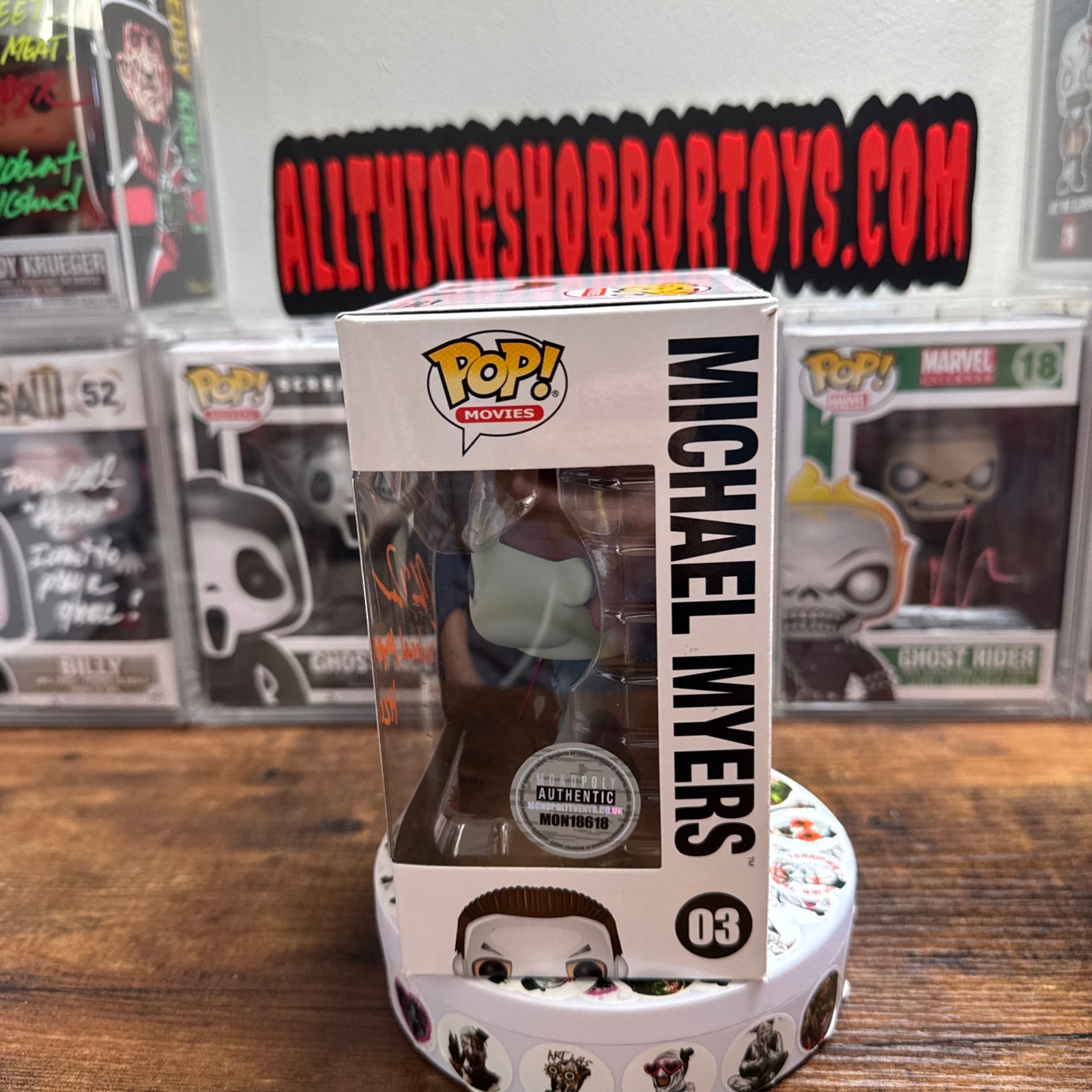 Signed Chris Durand Michael Myers #03