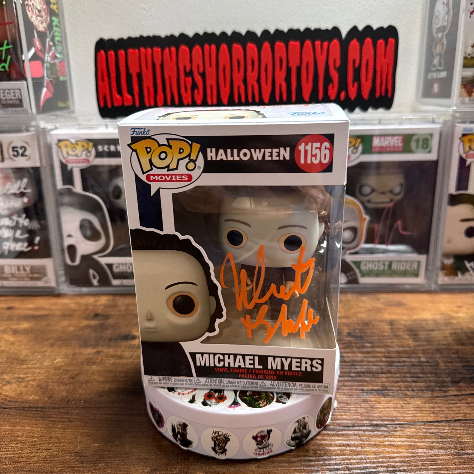 Signed Nick Castle Michael Myers #1156