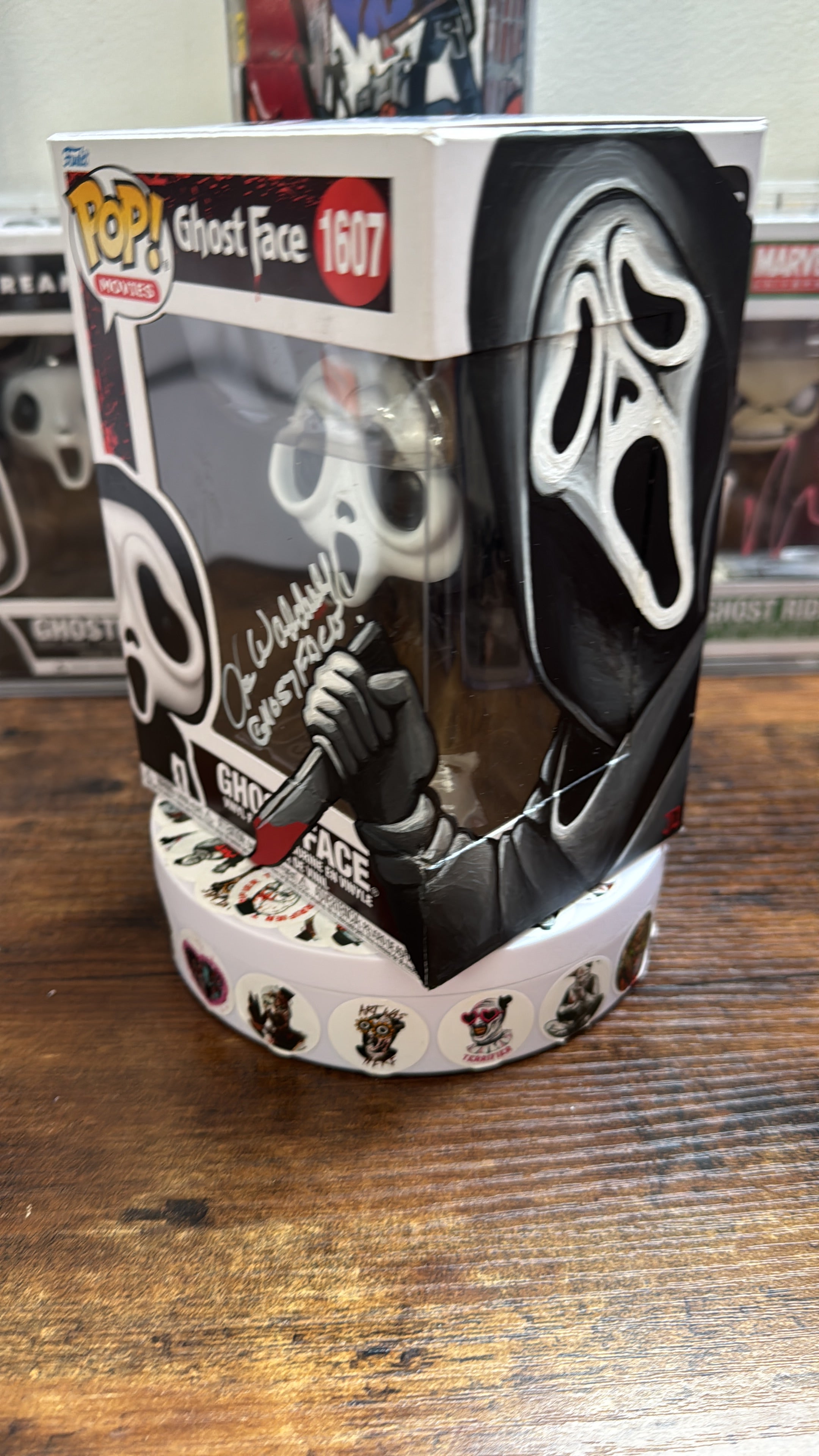 Signed Lee Waddell Ghost Face #1607 Custom Hand Painted