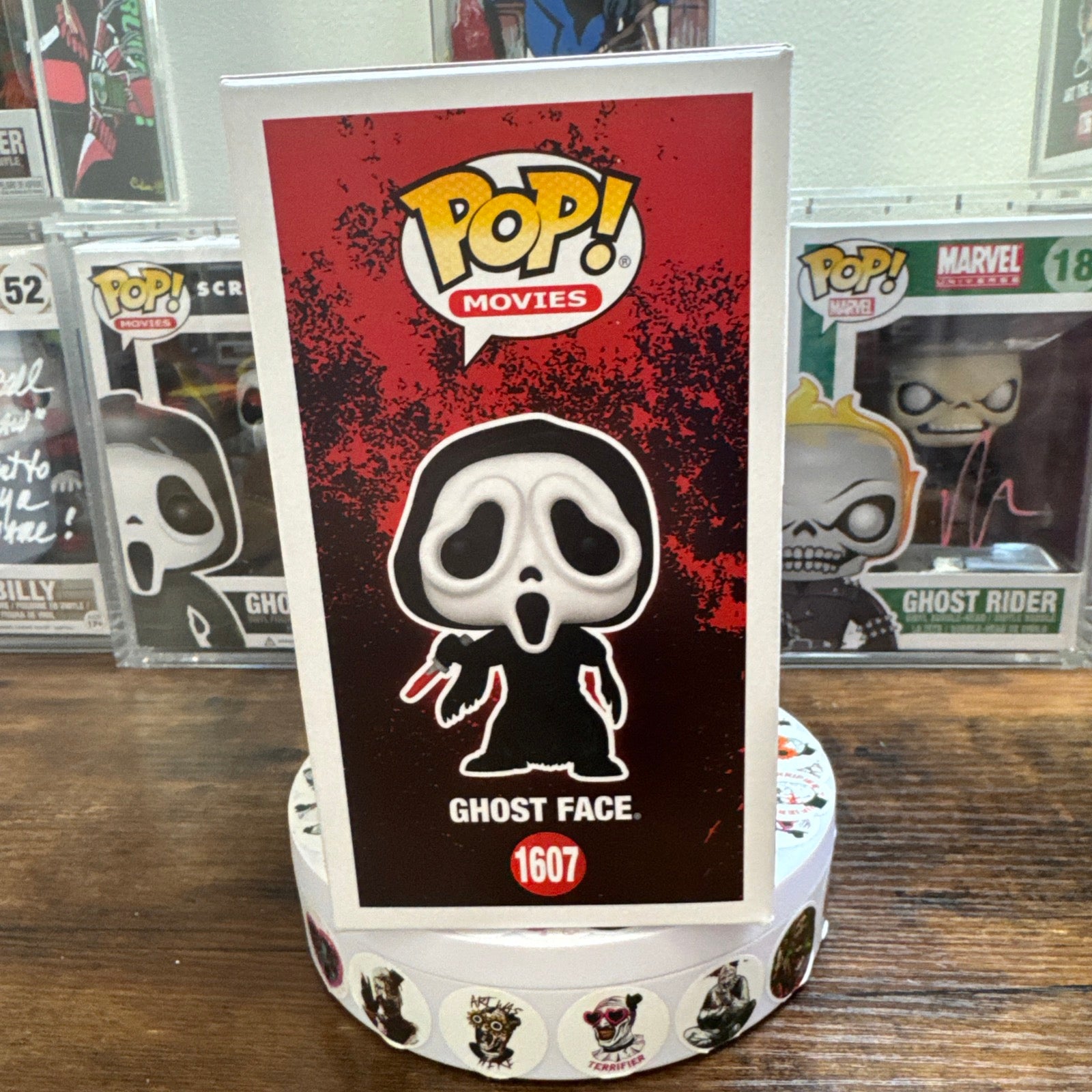 Signed Lee Waddell Ghost Face #1607 Custom Hand Painted