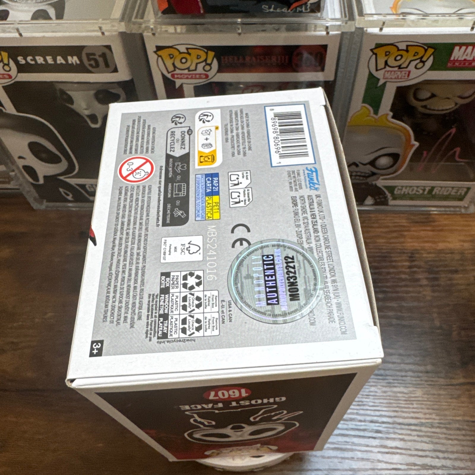 Signed Lee Waddell Ghost Face #1607 Custom Hand Painted