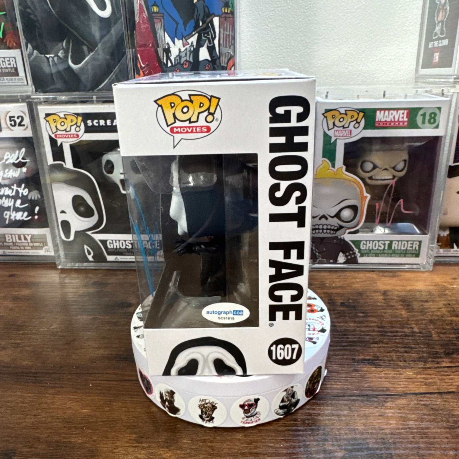 Signed Jamie Kennedy Ghost Face #1607