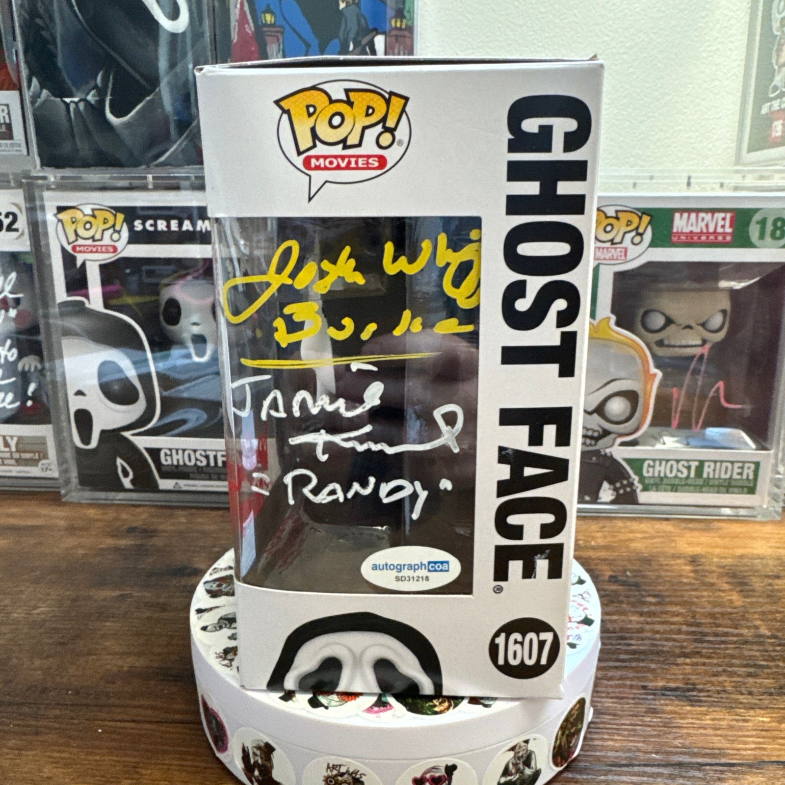 Signed 4 x Cast OG Scream Ghost Face #1607