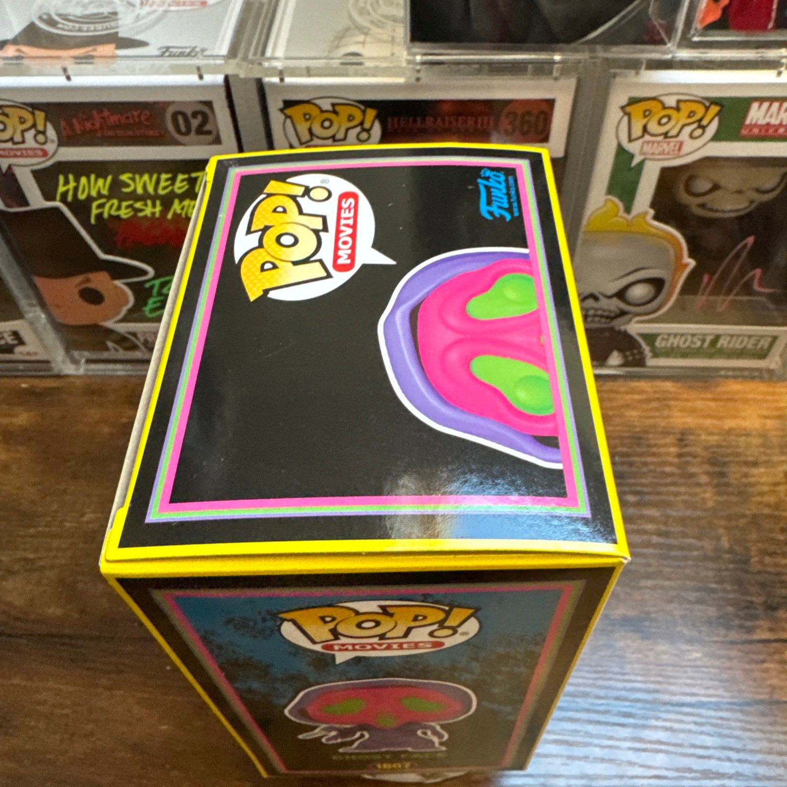 Signed Lee Waddell Ghost Face #1607 Blacklight