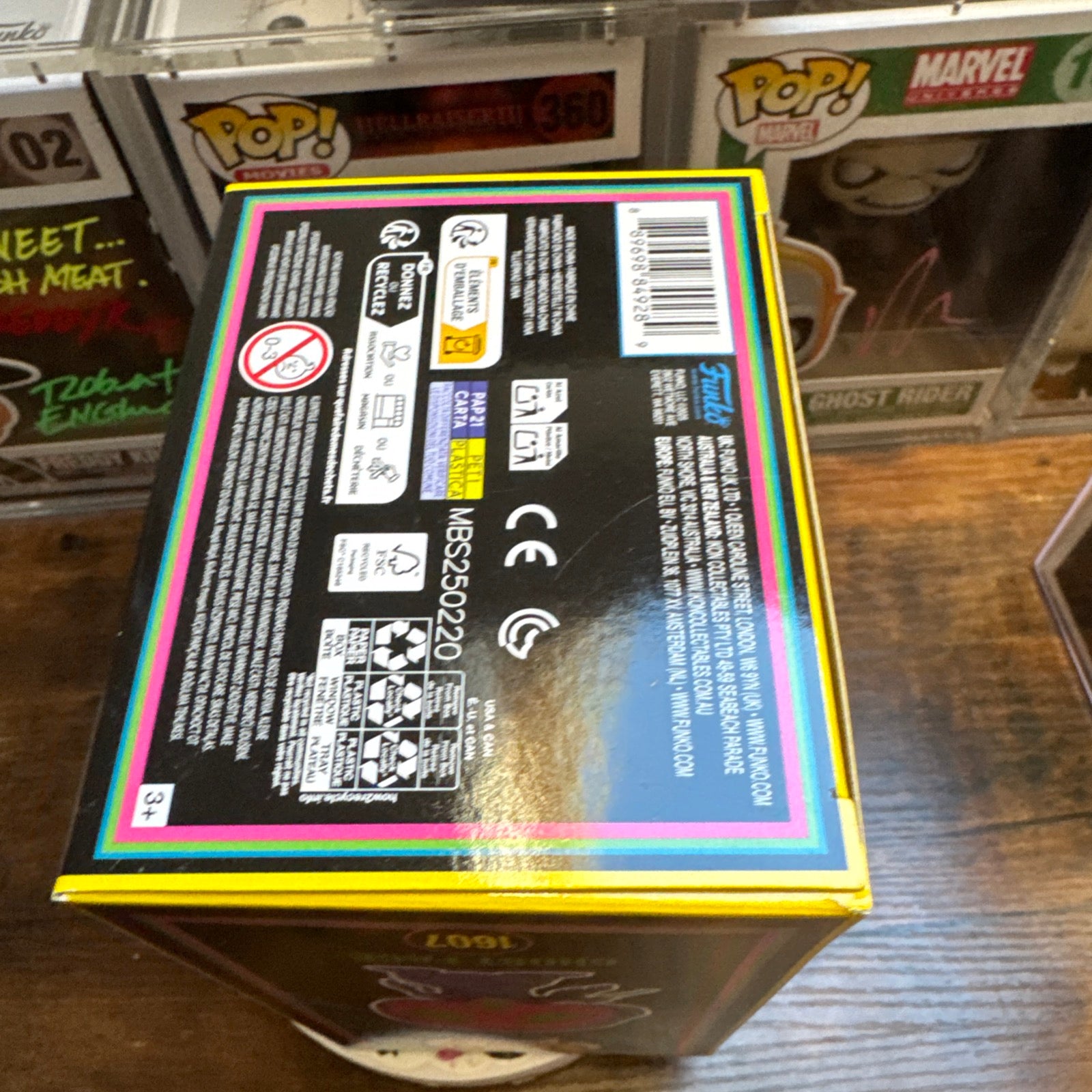 Signed Lee Waddell Ghost Face #1607 Blacklight