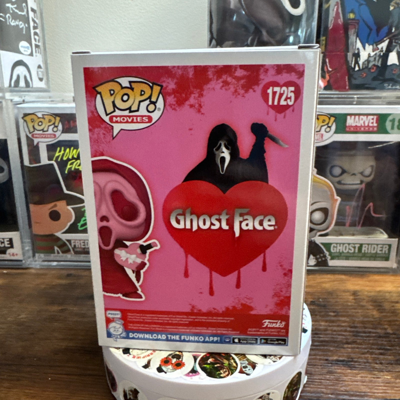 Signed Skeet Ulrich Ghost Face Valentine #1725
