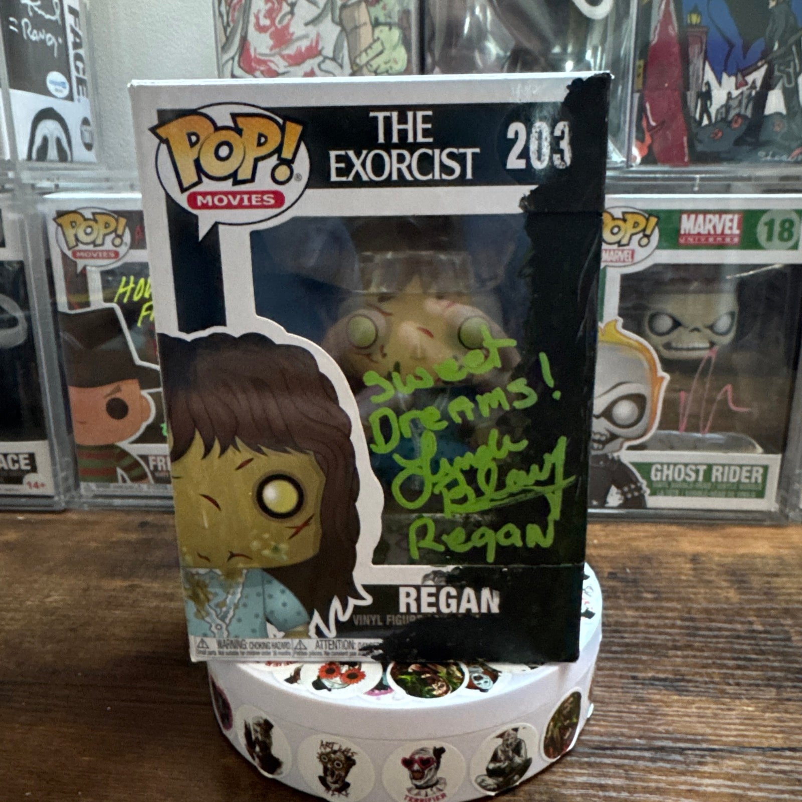 Signed Linda Blair Regan #203 Hand Painted Custom