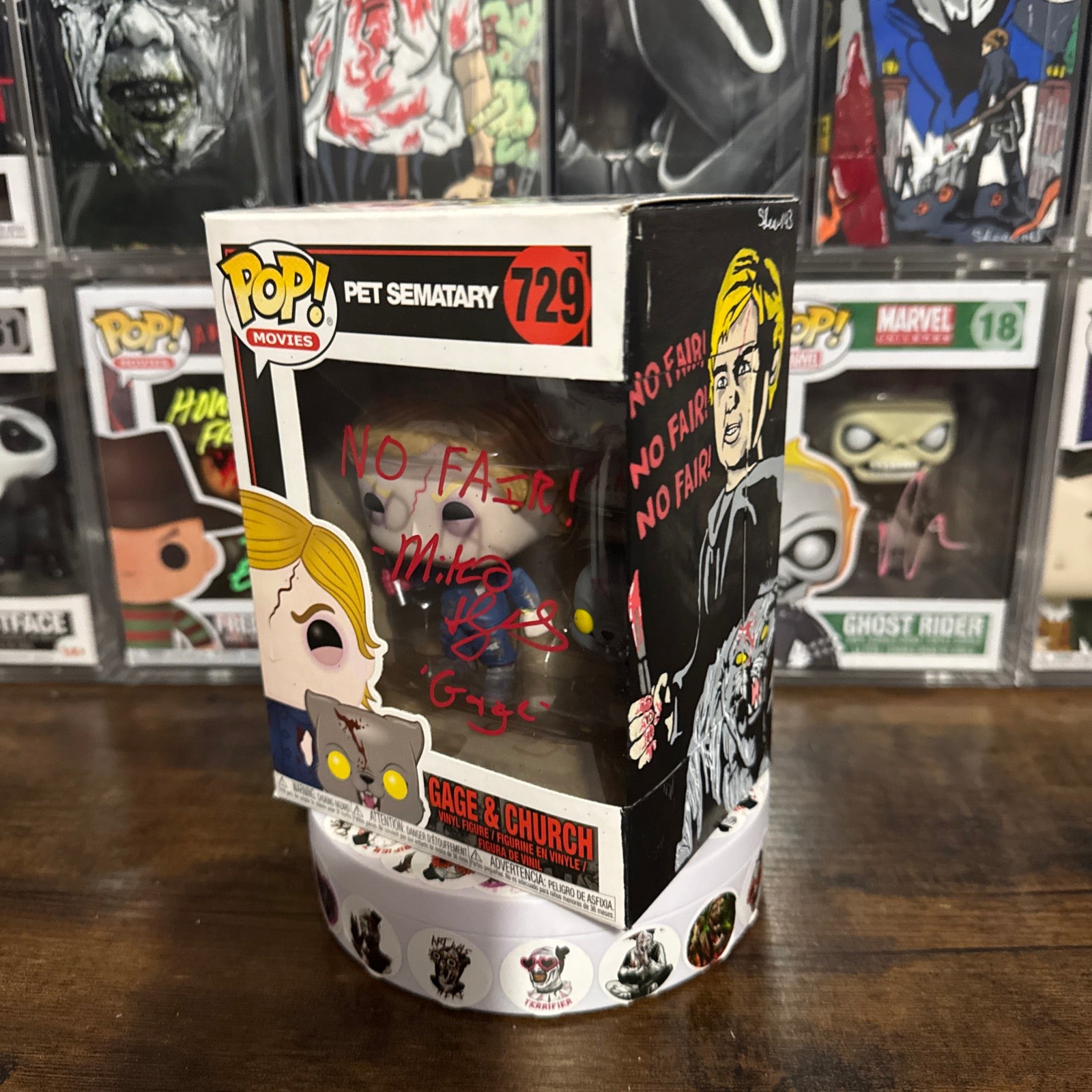 Signed Miko Hughes Gage & Church #729 Pet Sematary Custom Hand Painted