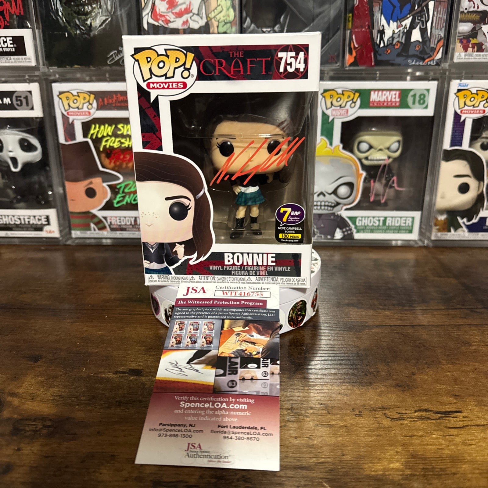 Signed Neve Campbell Bonnie #754 The Craft 7BAP Limited to 180 PCS