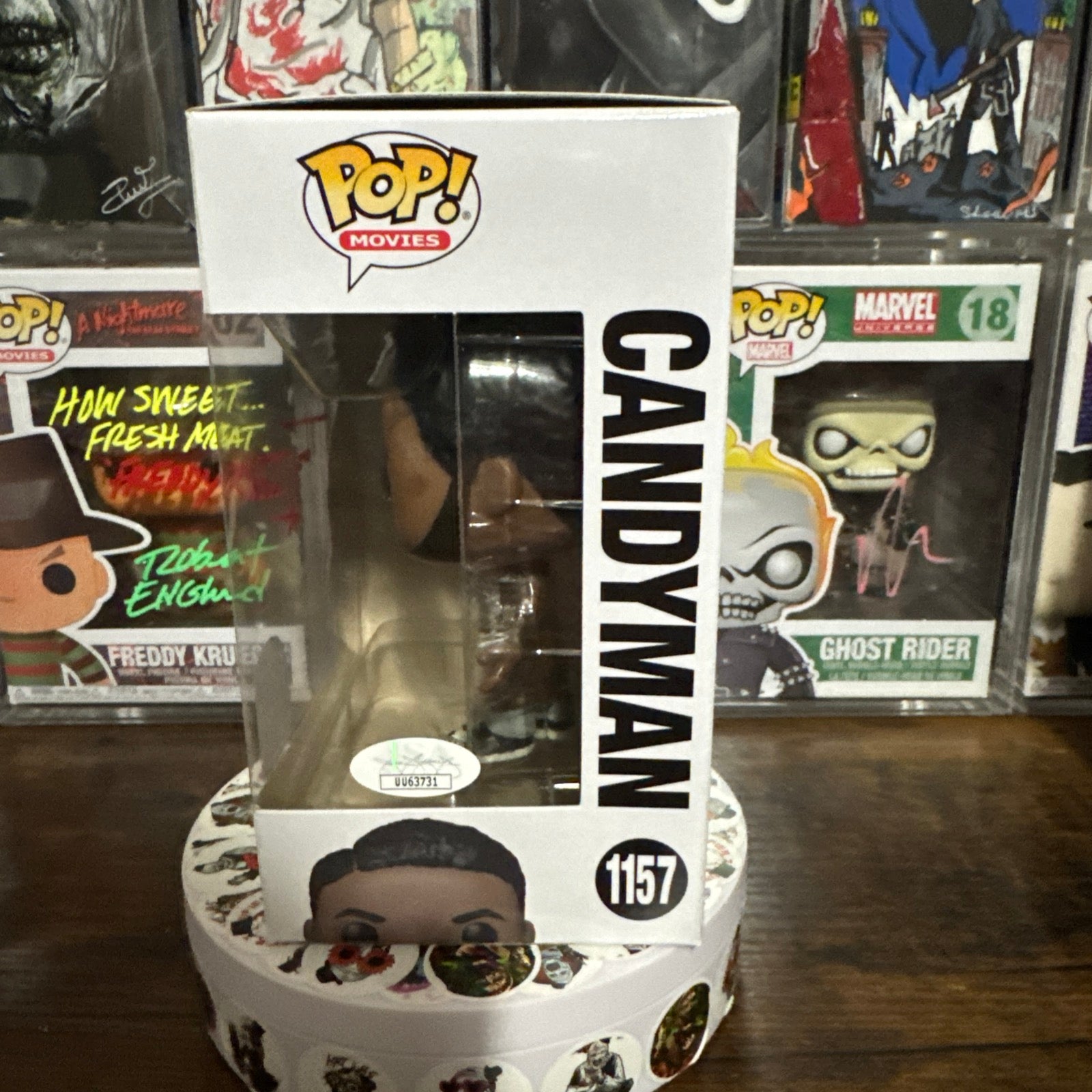 Signed Tony Todd Candyman #1157 7BAP 60 pcs